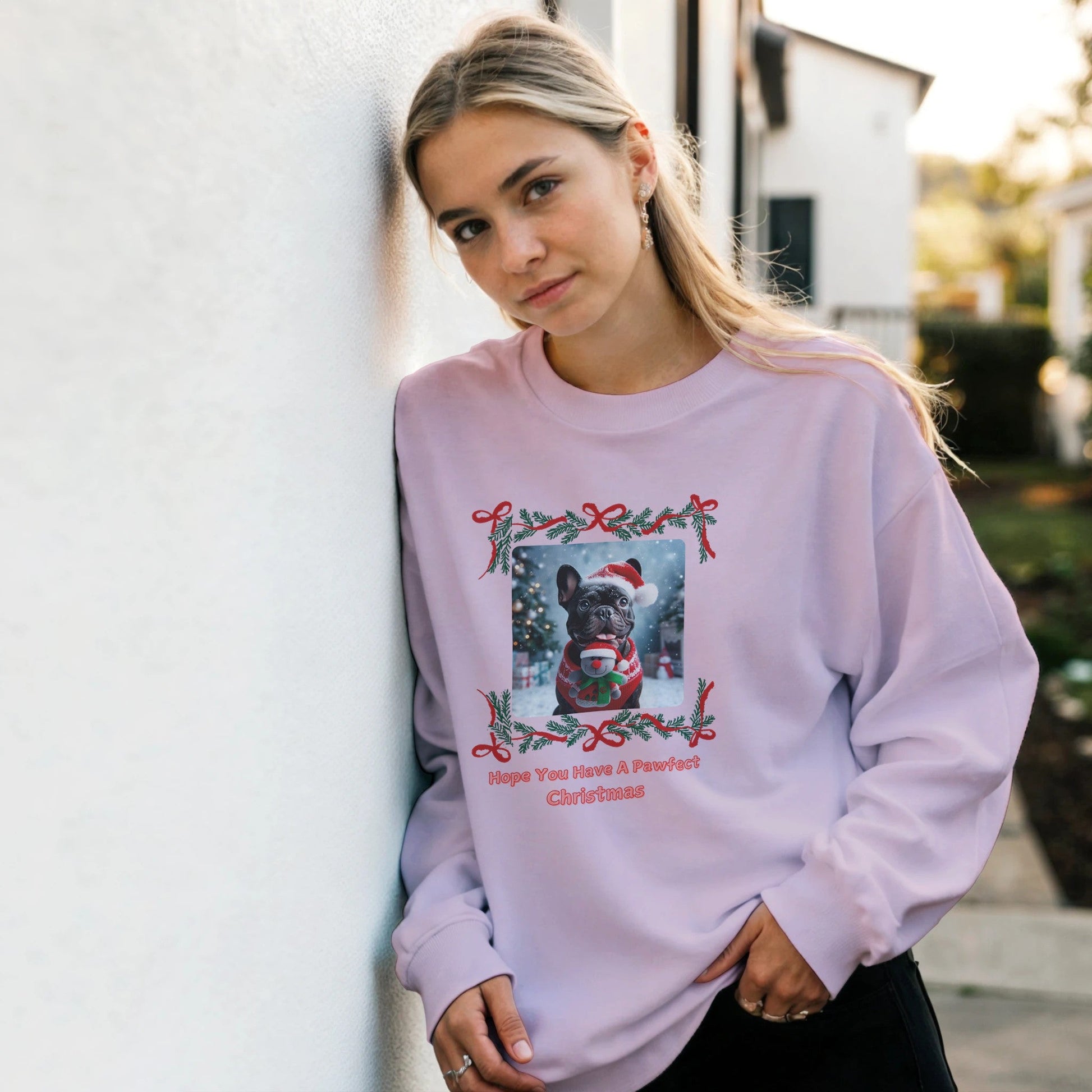 Frenchie Christmas Sweatshirt - Petselfie