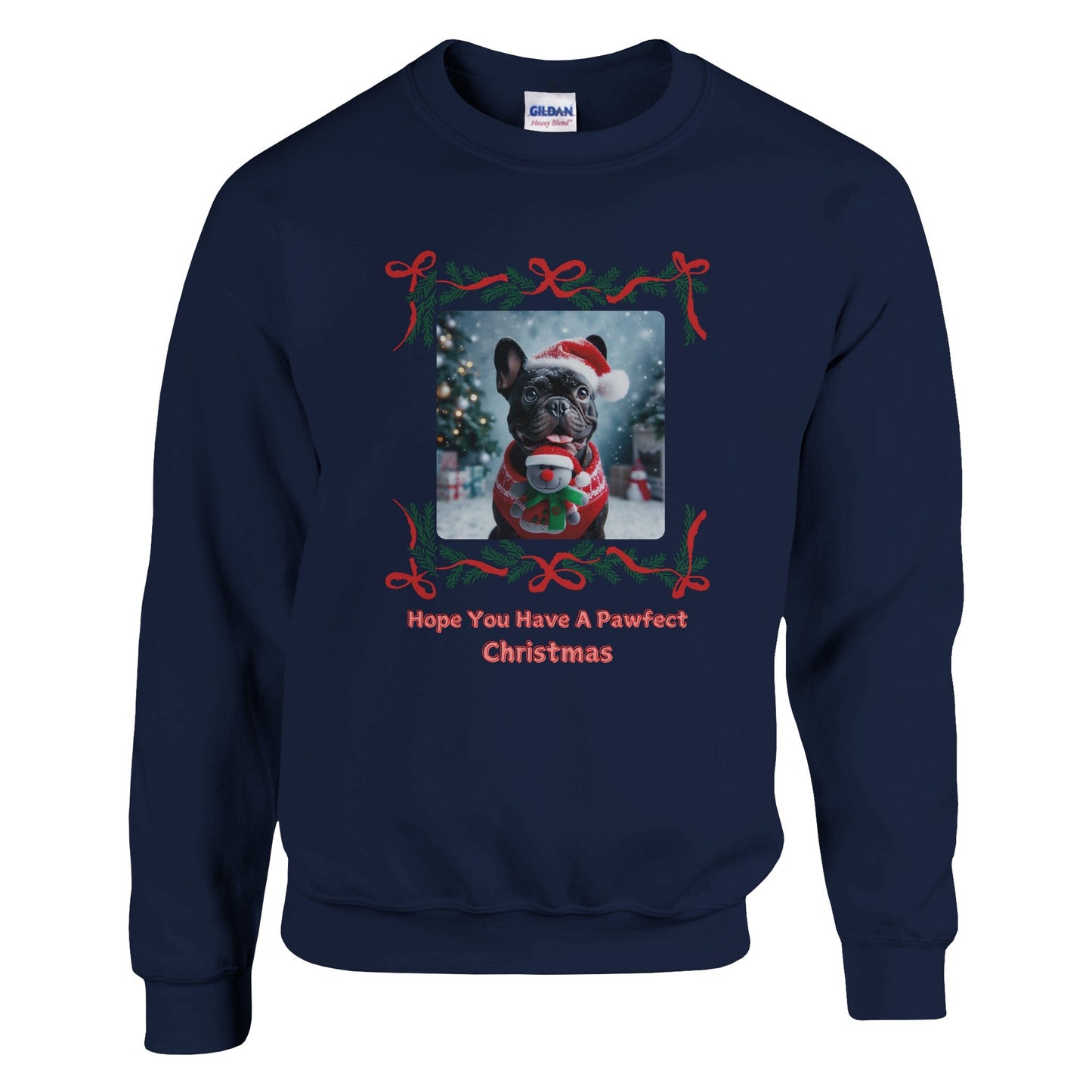 Frenchie Christmas Sweatshirt - Petselfie