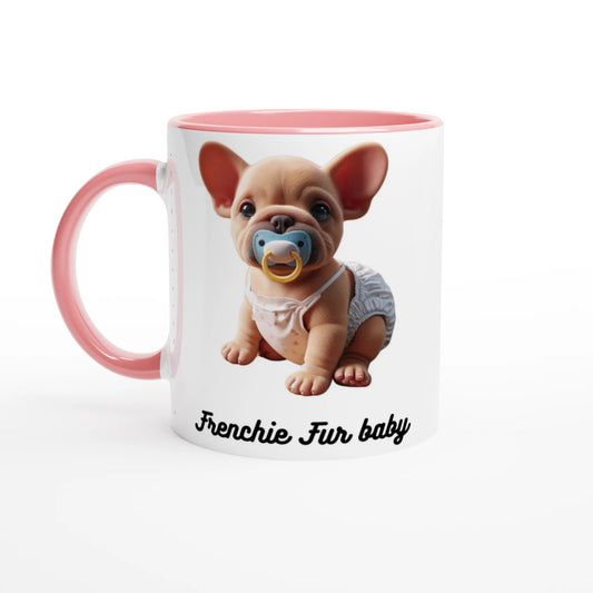 Frenchie Fur Baby Coloured Mug - PetSelfie - Petselfie