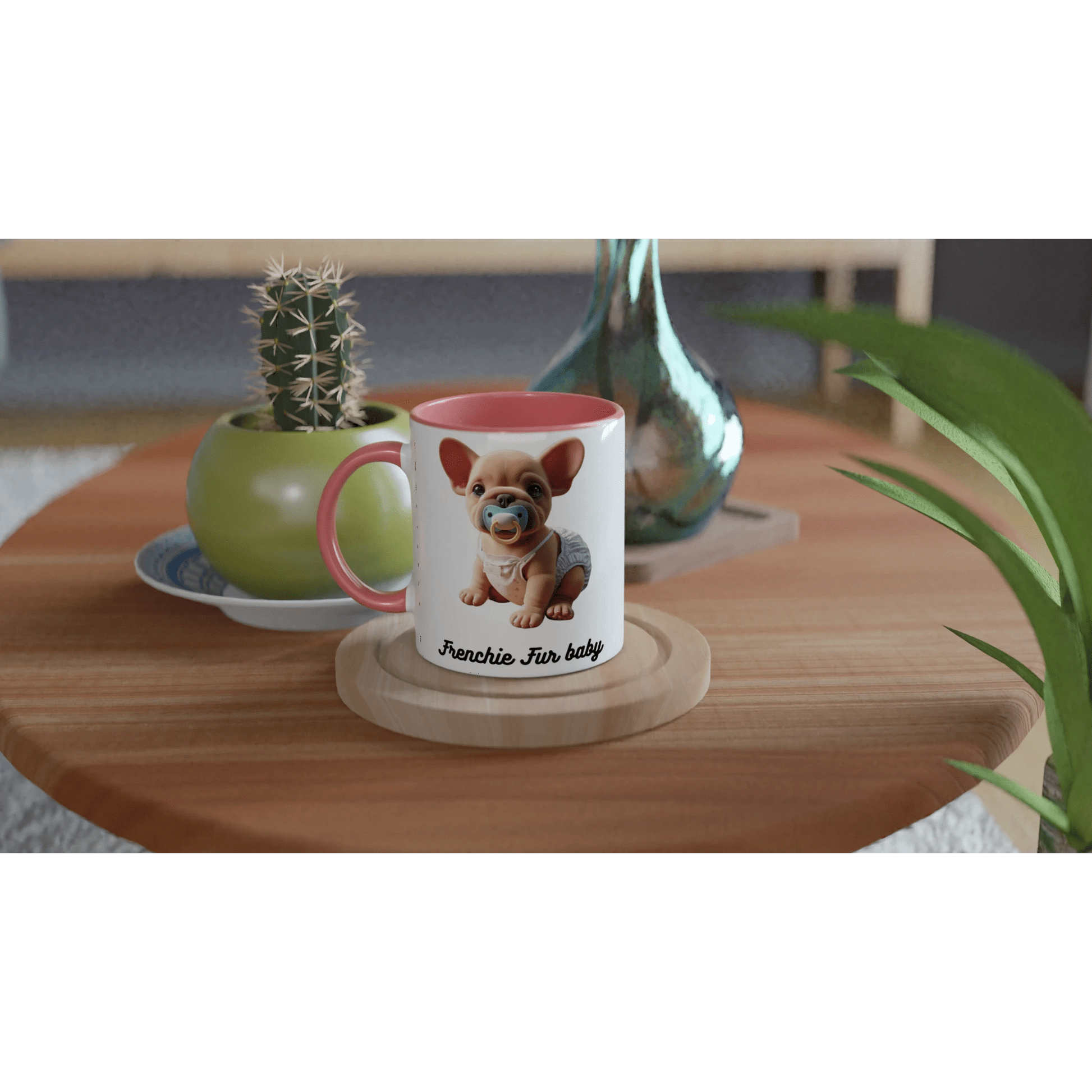 Frenchie Fur Baby Coloured Mug - PetSelfie - Petselfie