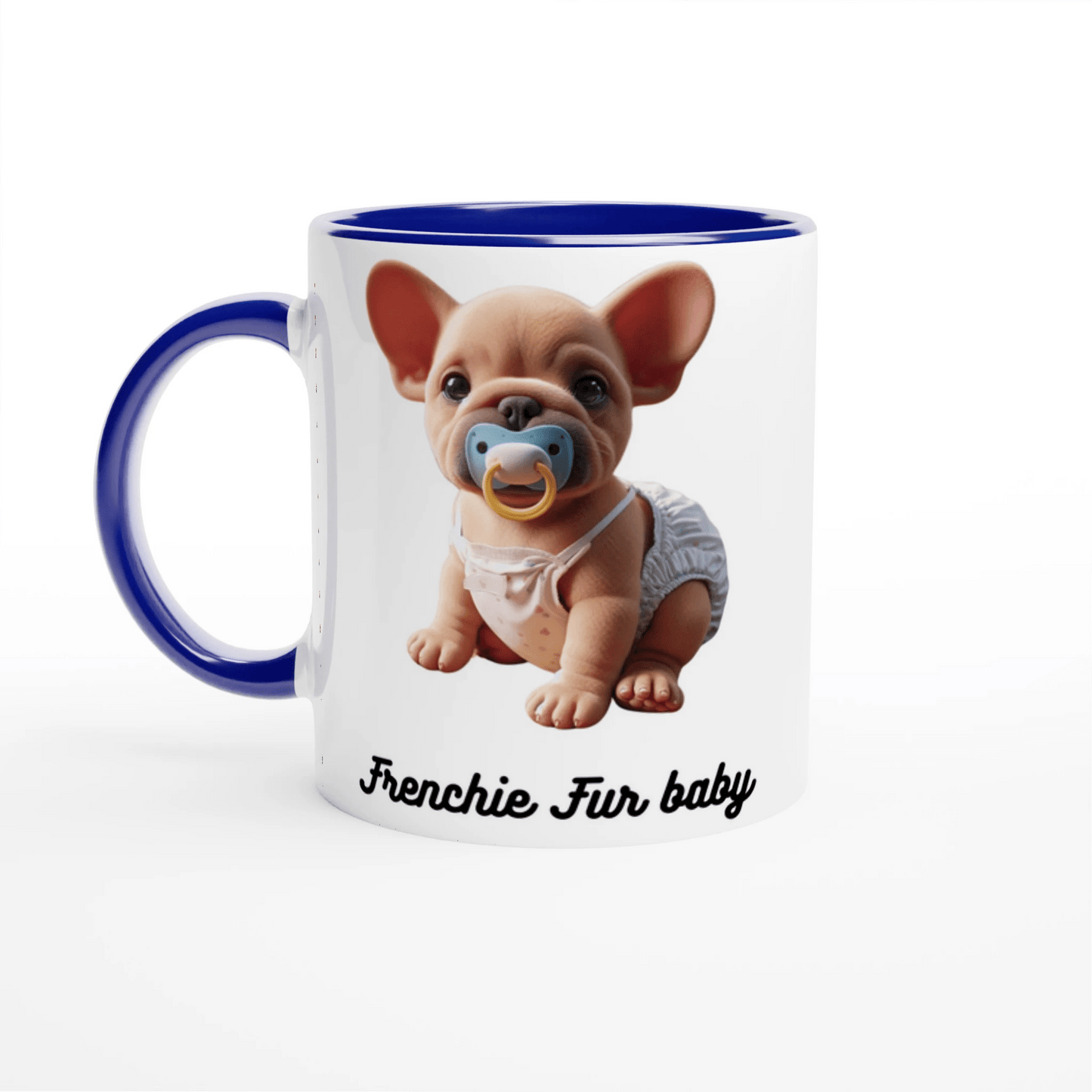 Frenchie Fur Baby Coloured Mug - PetSelfie - Petselfie