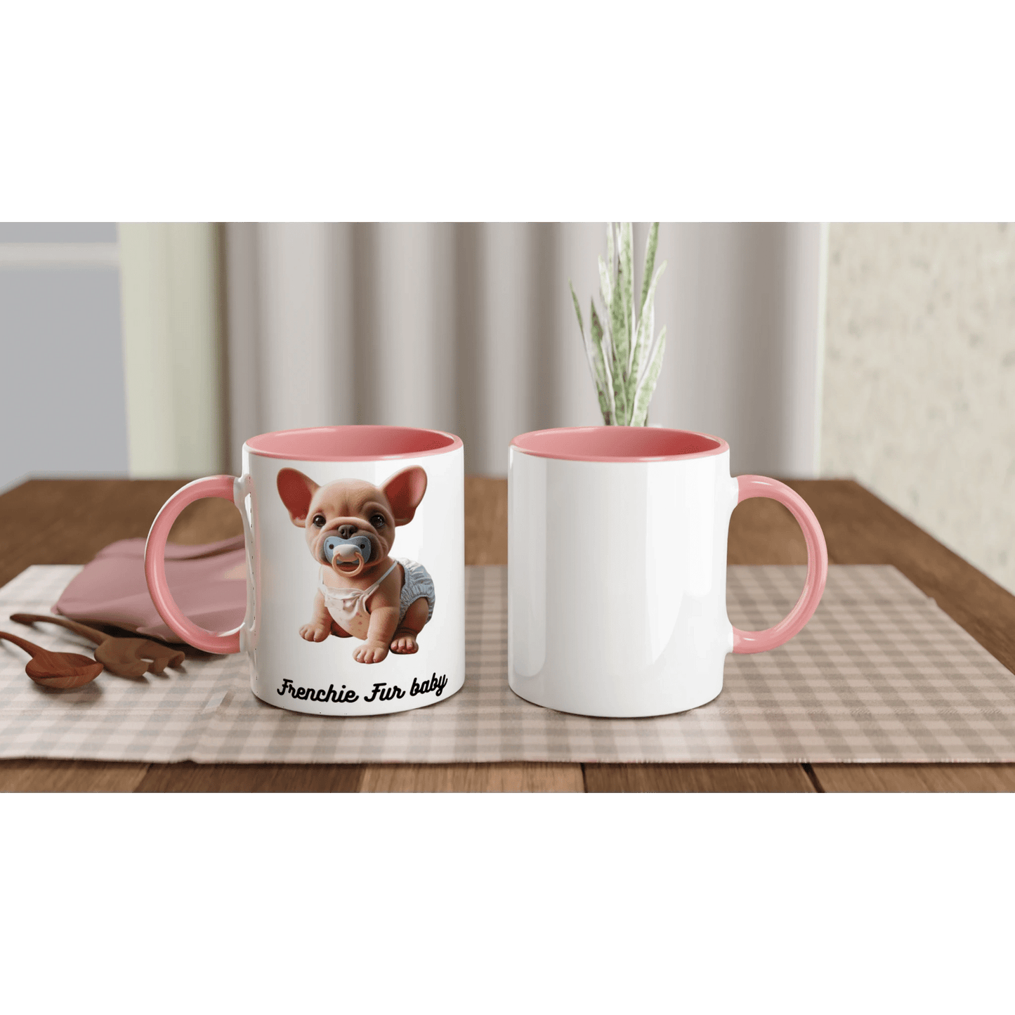 Frenchie Fur Baby Coloured Mug - PetSelfie - Petselfie