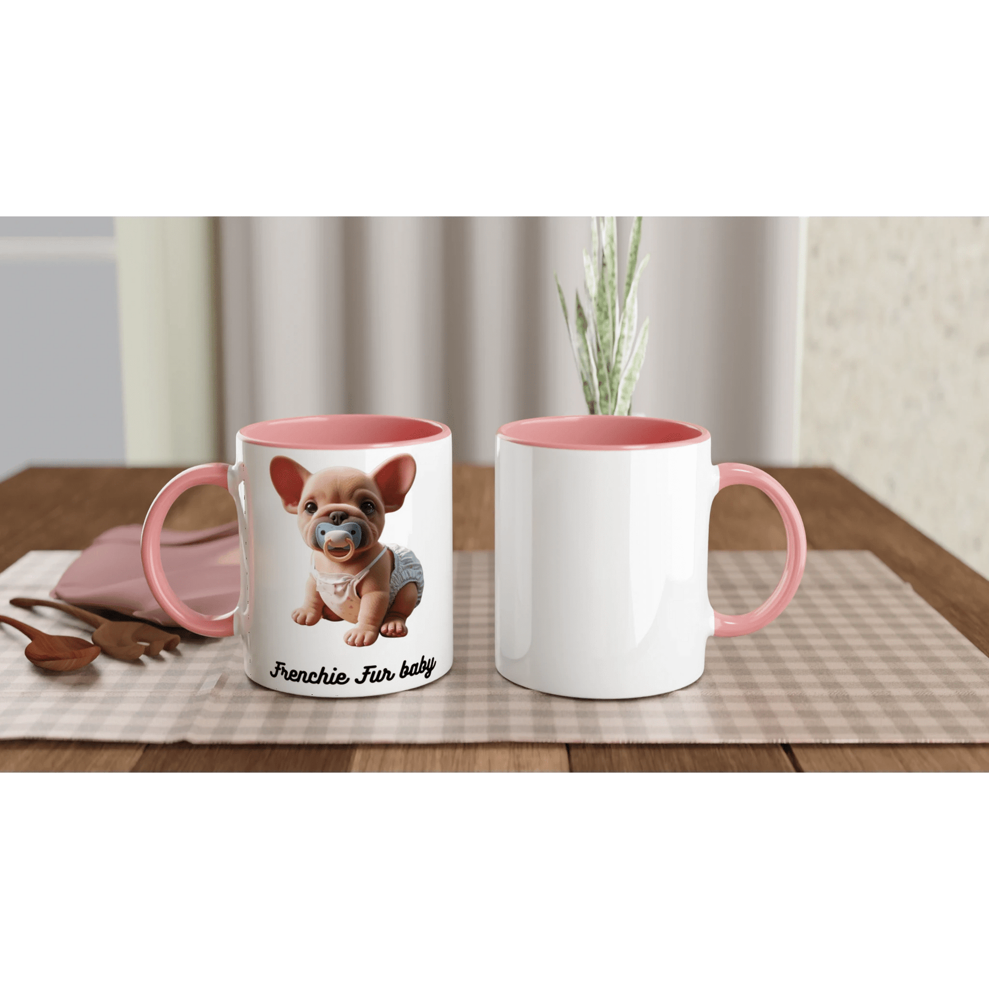 Frenchie Fur Baby Coloured Mug - PetSelfie - Petselfie