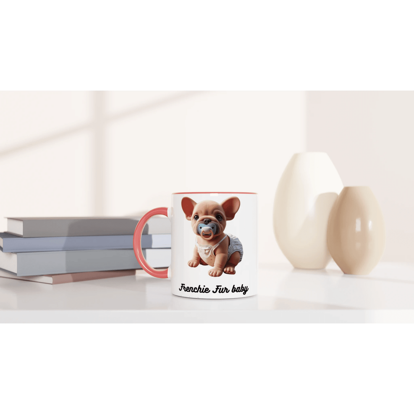 Frenchie Fur Baby Coloured Mug - PetSelfie - Petselfie