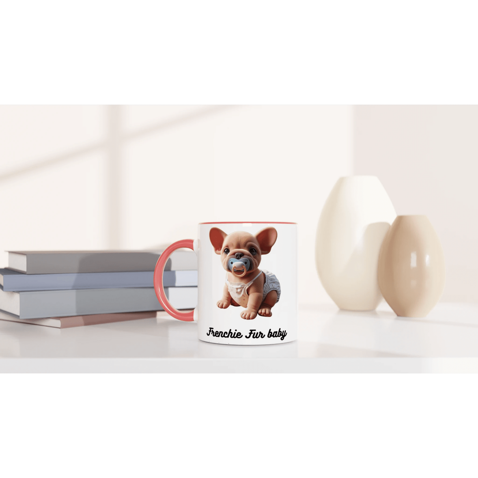 Frenchie Fur Baby Coloured Mug - PetSelfie - Petselfie