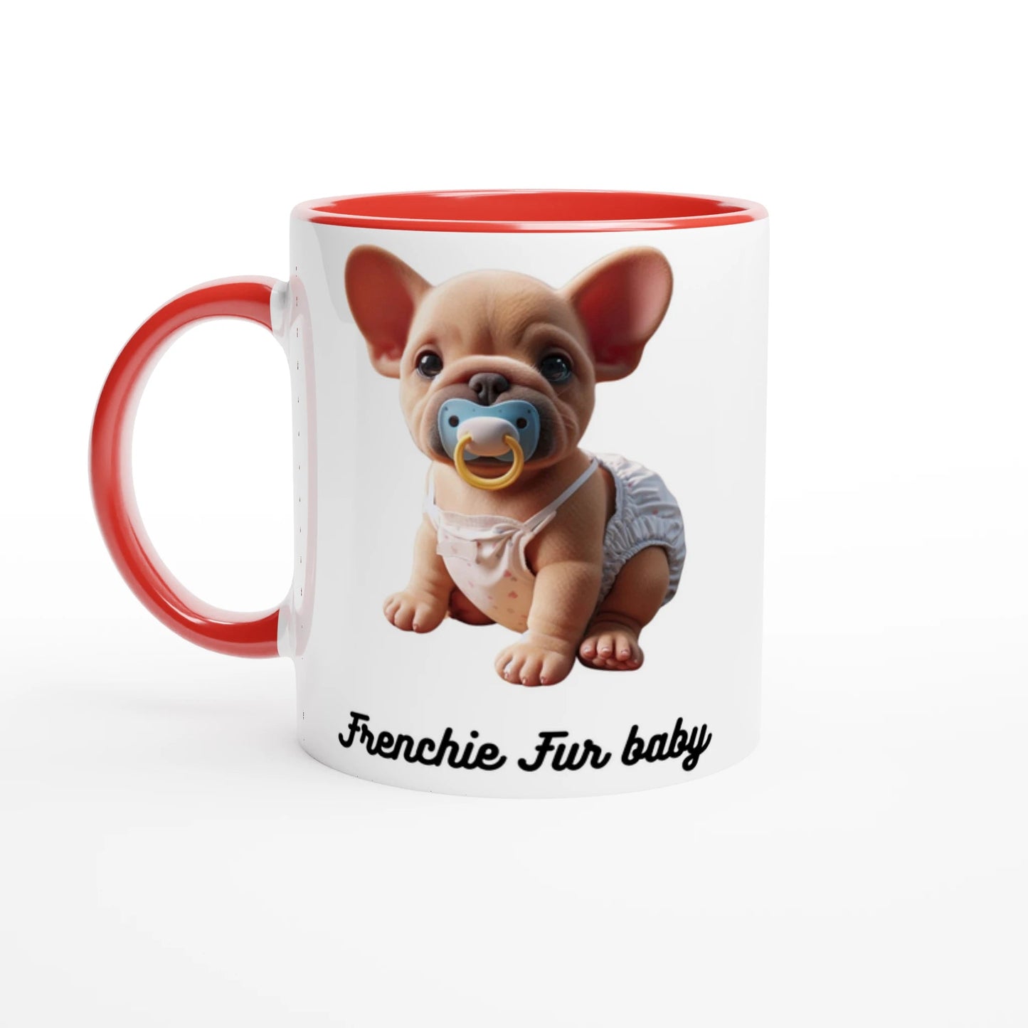 Frenchie Fur Baby Coloured Mug - PetSelfie - Petselfie