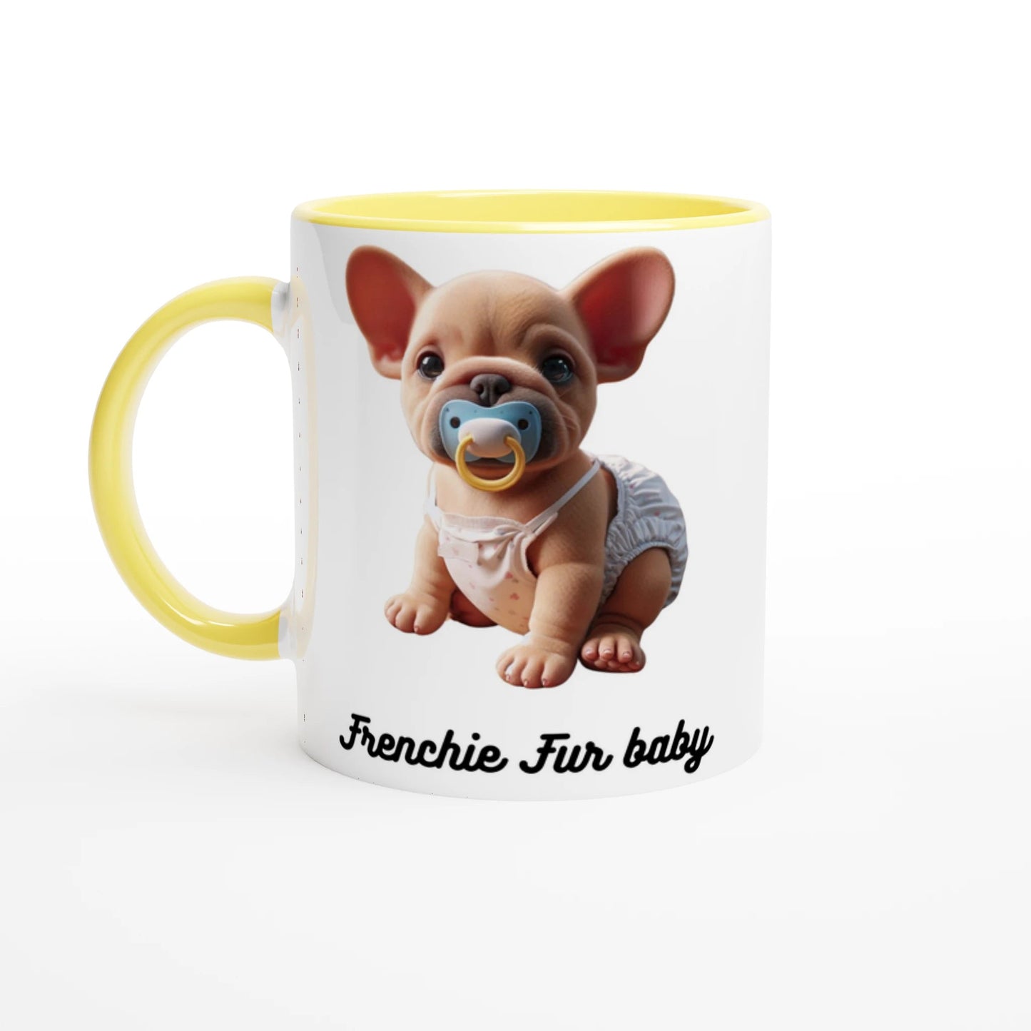 Frenchie Fur Baby Coloured Mug - PetSelfie - Petselfie