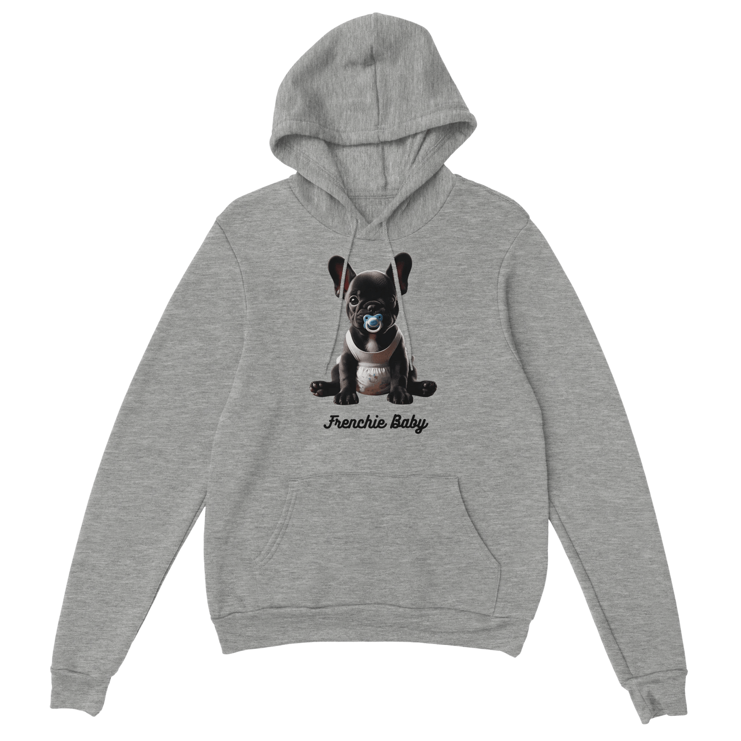 Fur Baby Black Frenchie Hoodie - Petselfie