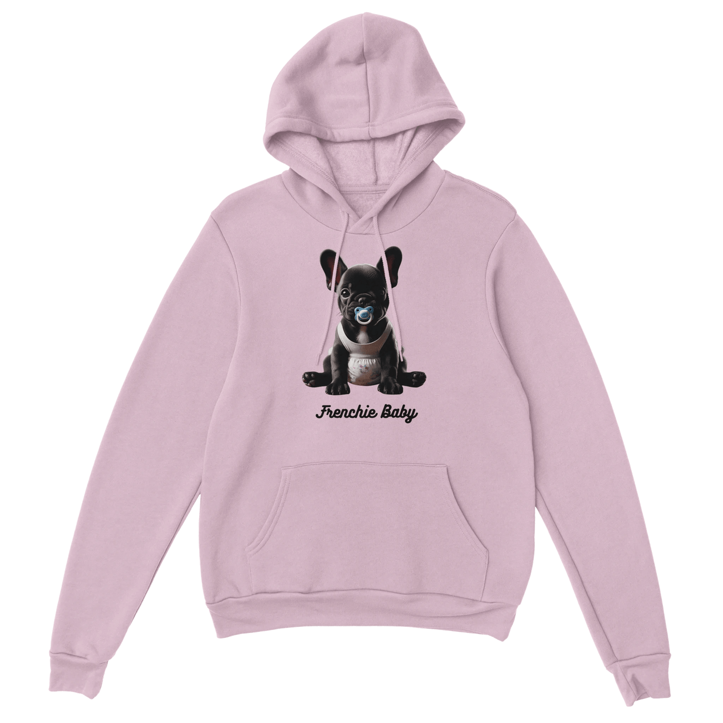 Fur Baby Black Frenchie Hoodie - Petselfie