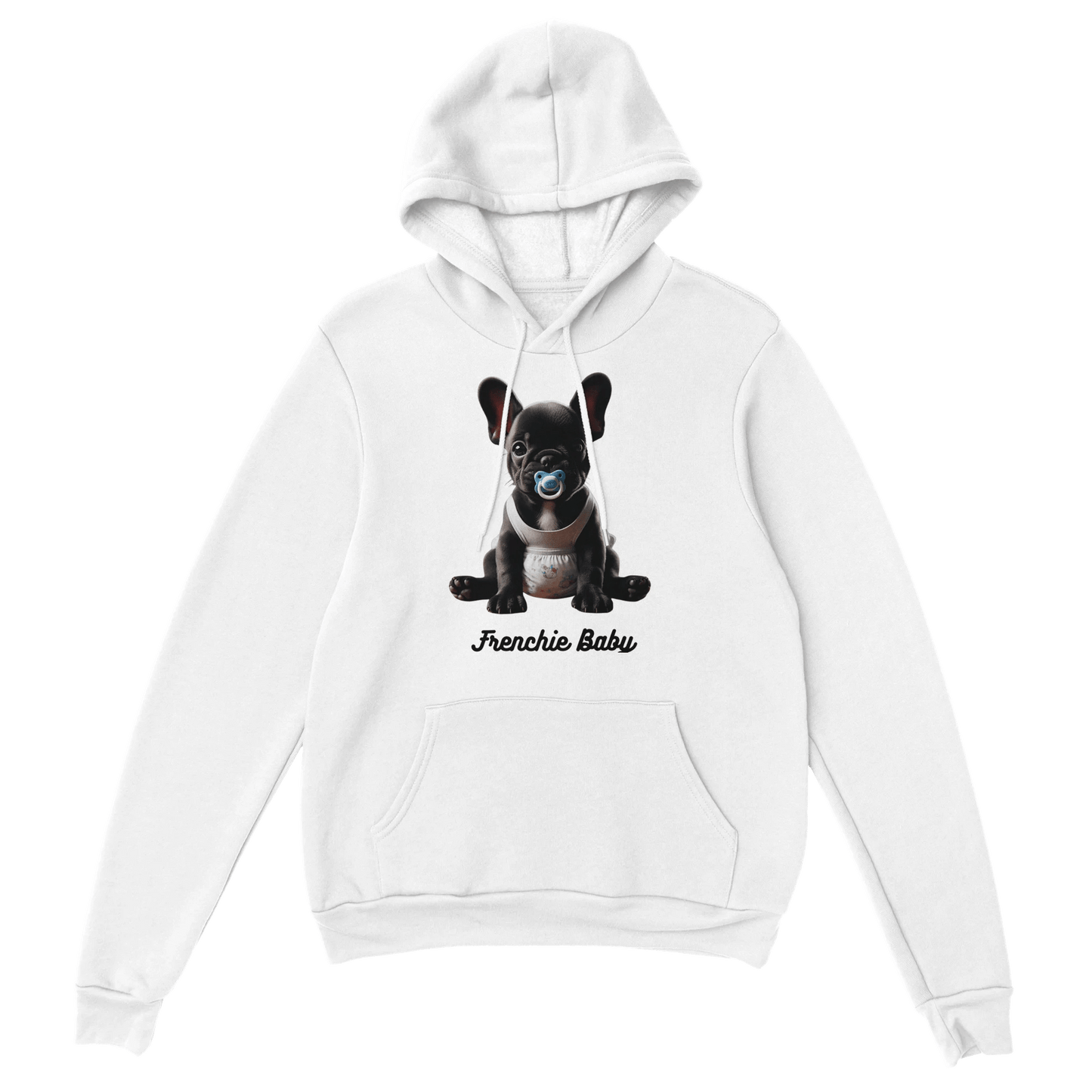 Fur Baby Black Frenchie Hoodie - Petselfie