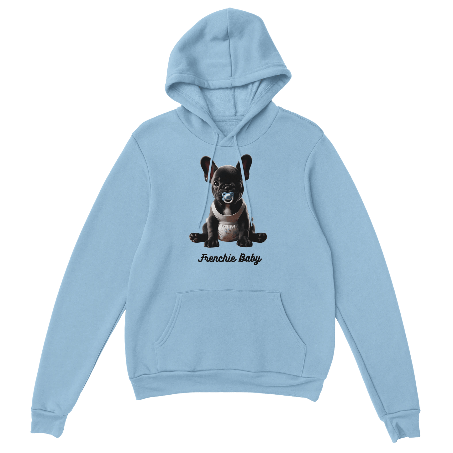 Fur Baby Black Frenchie Hoodie - Petselfie