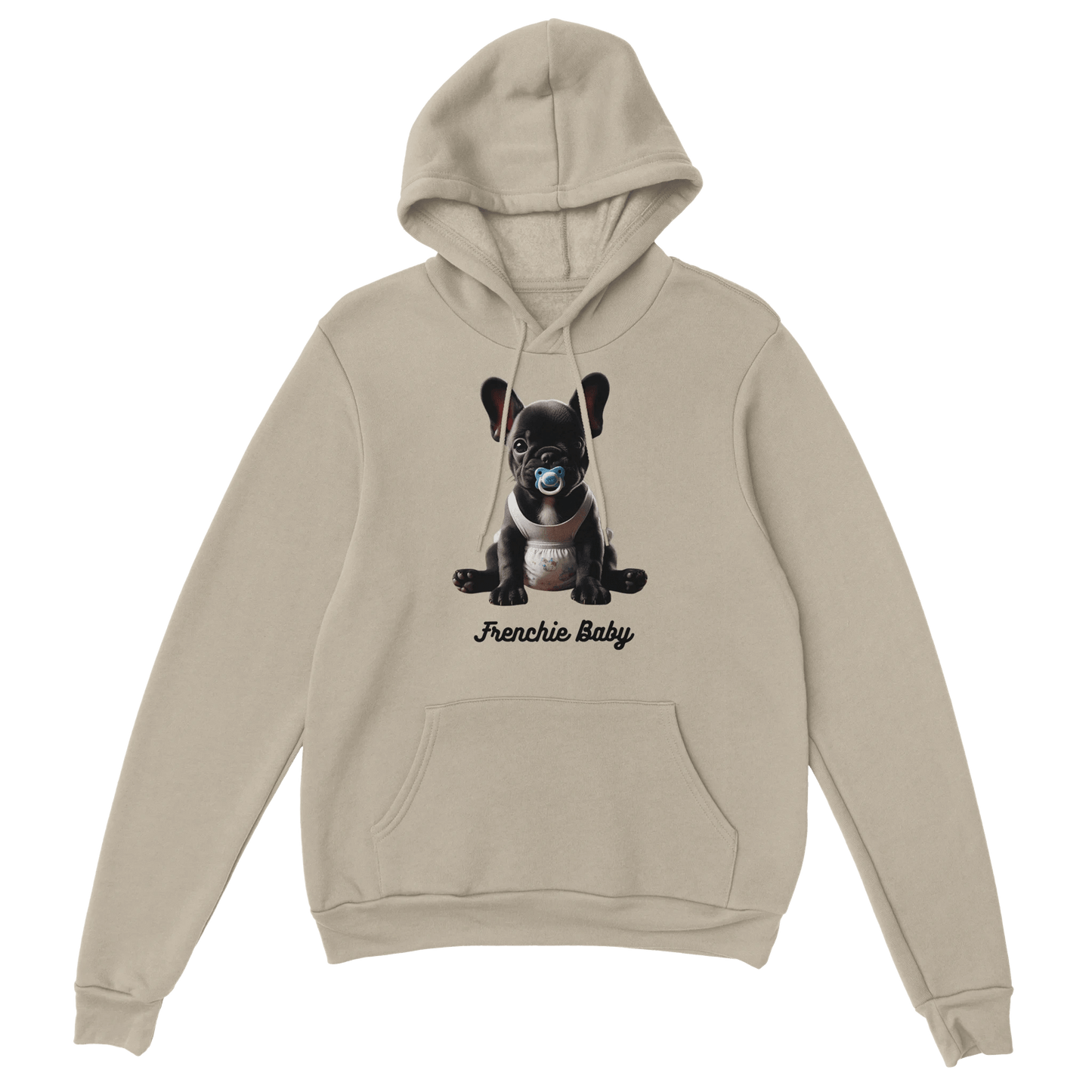 Fur Baby Black Frenchie Hoodie - Petselfie