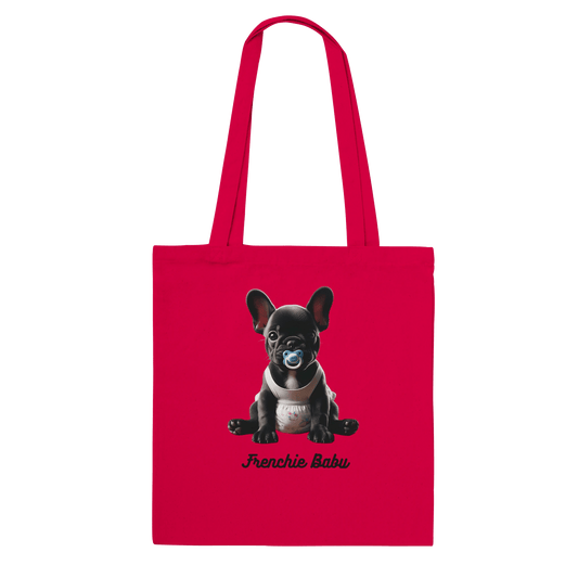 Fur Baby Black Frenchie Tote Bag - Petselfie