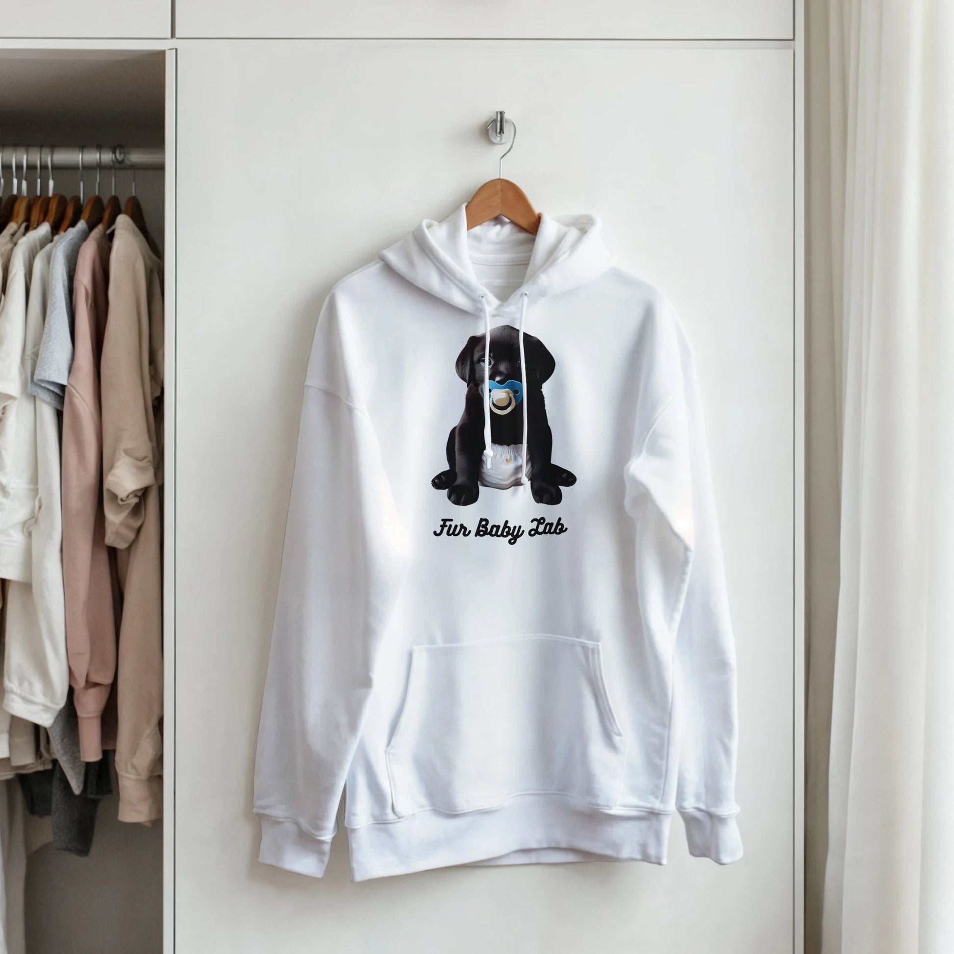 Fur Baby Black Labrador Hoodie - Petselfie