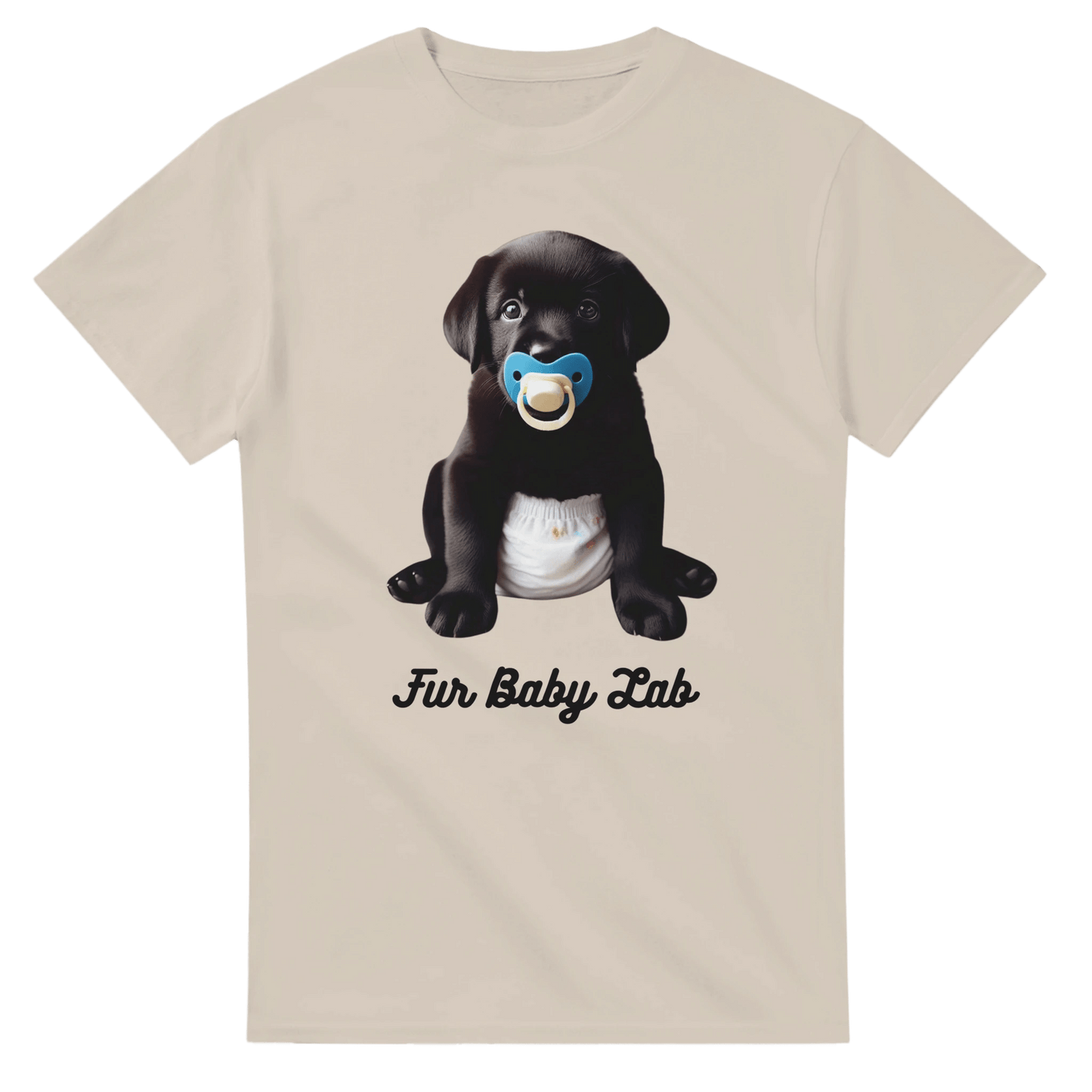 Fur Baby Black Labrador Puppy T-shirt - Petselfie
