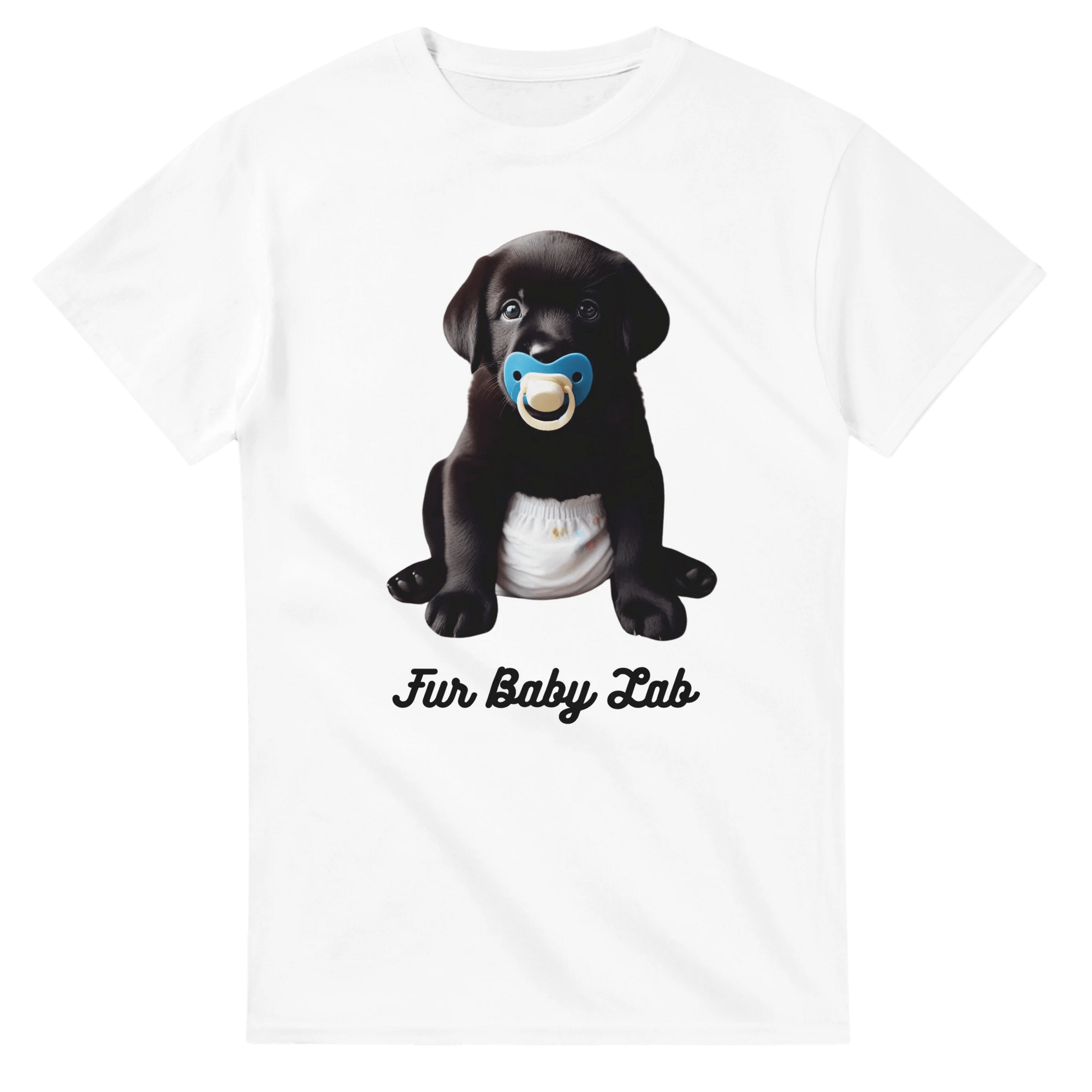 Fur Baby Black Labrador Puppy T-shirt - Petselfie