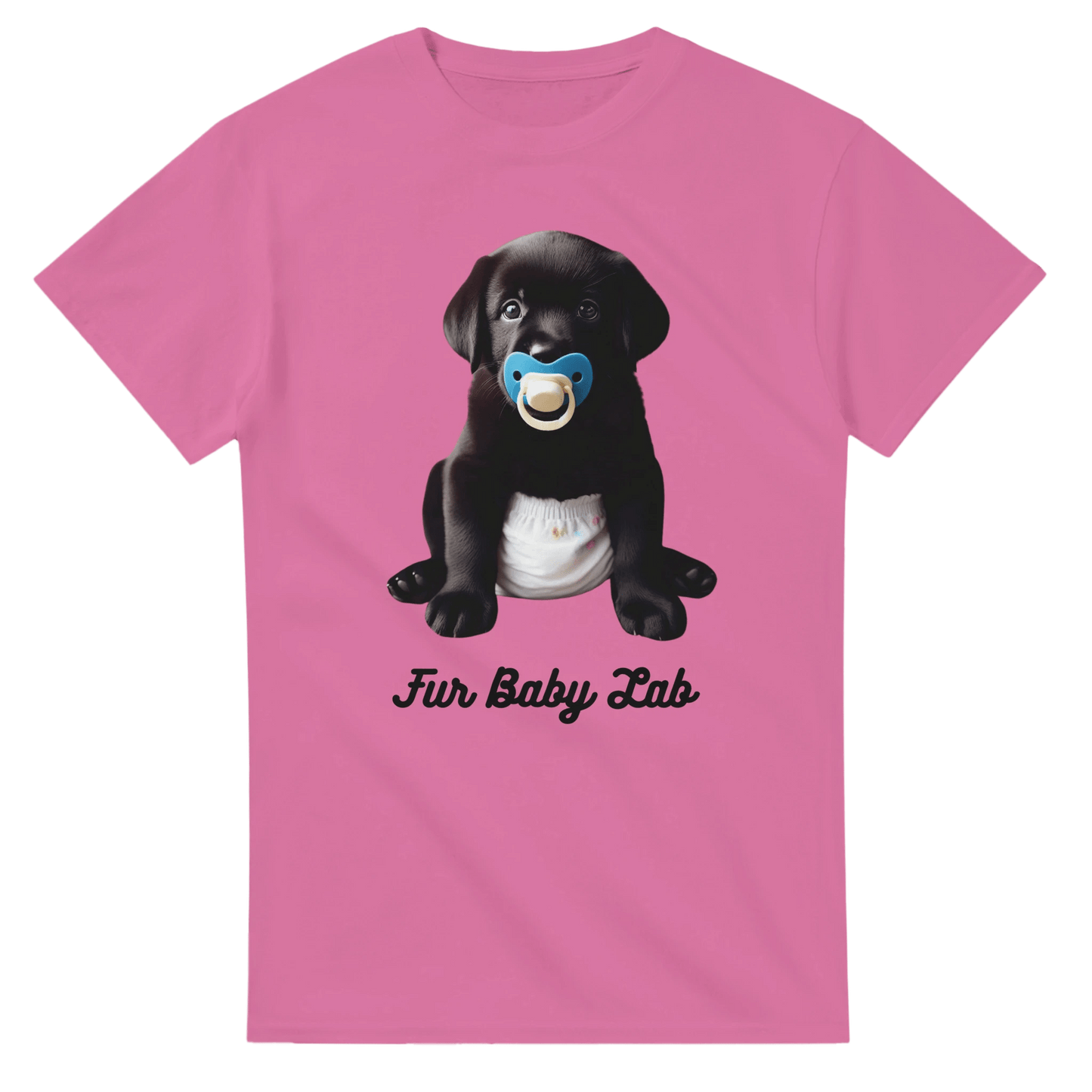Fur Baby Black Labrador Puppy T-shirt - Petselfie