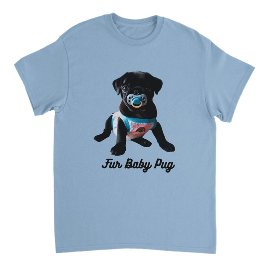 Fur Baby Black Pug T-shirt - Petselfie