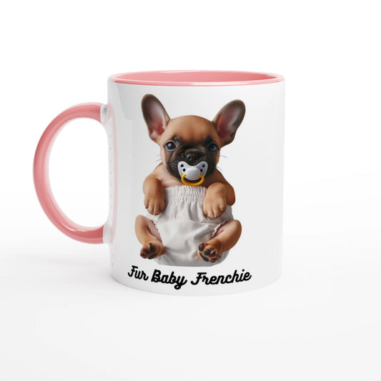 Fur Baby Frenchie Coloured Mug - PetSelfie - Petselfie
