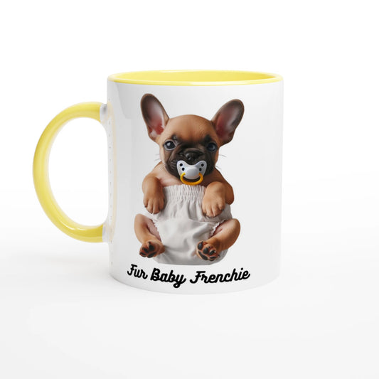 Fur Baby Frenchie Coloured Mug - PetSelfie - Petselfie
