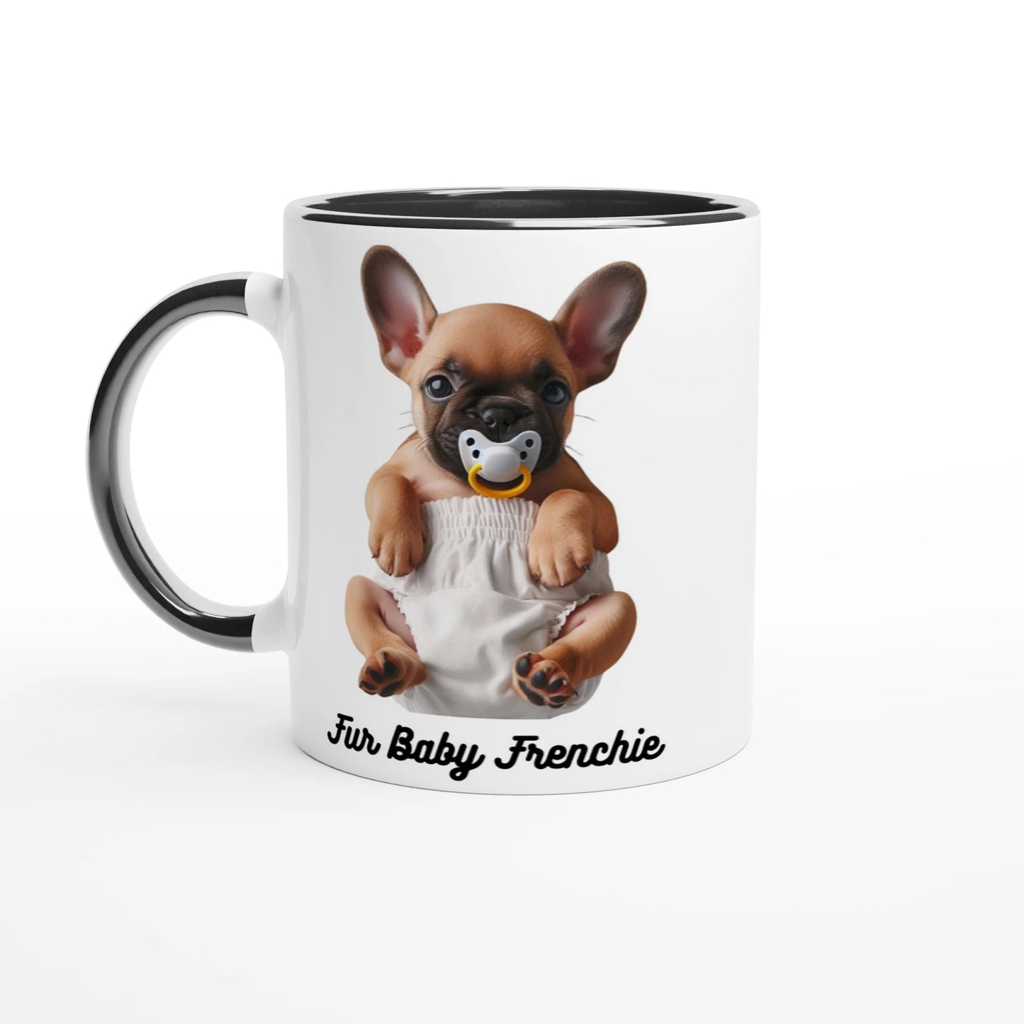 Fur Baby Frenchie Coloured Mug - PetSelfie - Petselfie