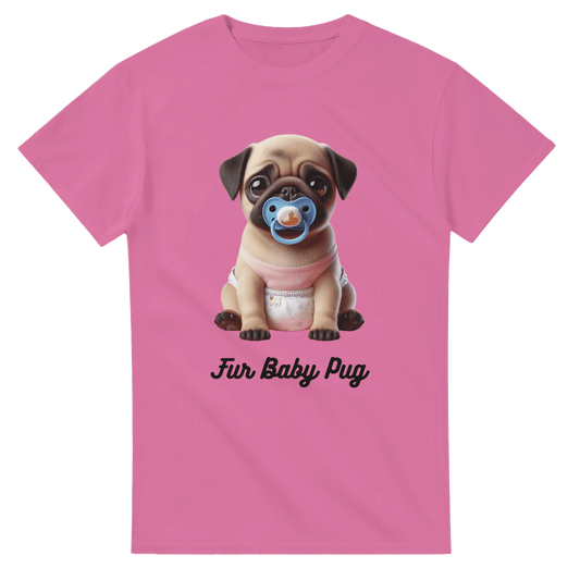 Fur Baby Pug Fawn T-shirt - Petselfie