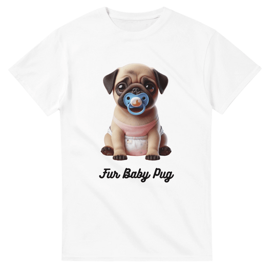 Fur Baby Pug Fawn T-shirt - Petselfie