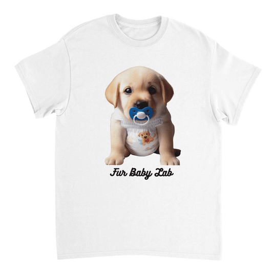 Fur baby Yellow Labrador puppy T-shirt - PetSelfie - Petselfie
