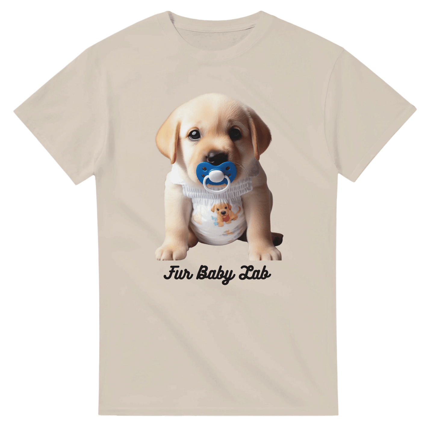 Fur baby Yellow Labrador puppy T-shirt - PetSelfie - Petselfie