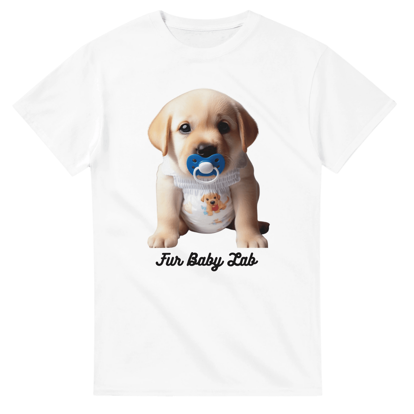 Fur baby Yellow Labrador puppy T-shirt - PetSelfie - Petselfie
