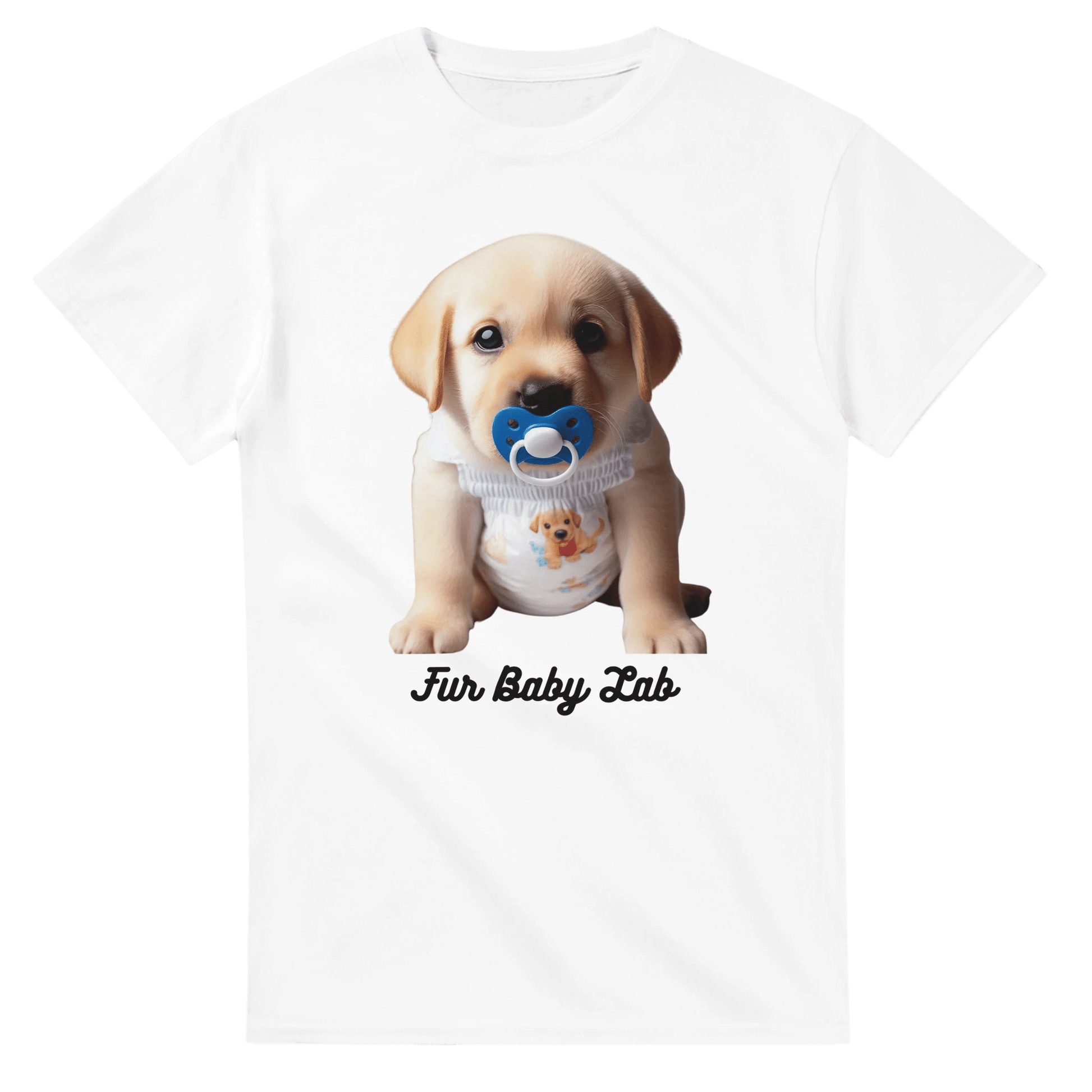 Fur baby Yellow Labrador puppy T-shirt - PetSelfie - Petselfie