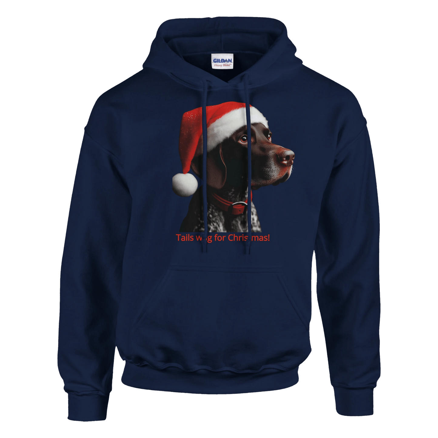 German Pointer Christmas Classic Unisex Pullover Hoodie - Petselfie