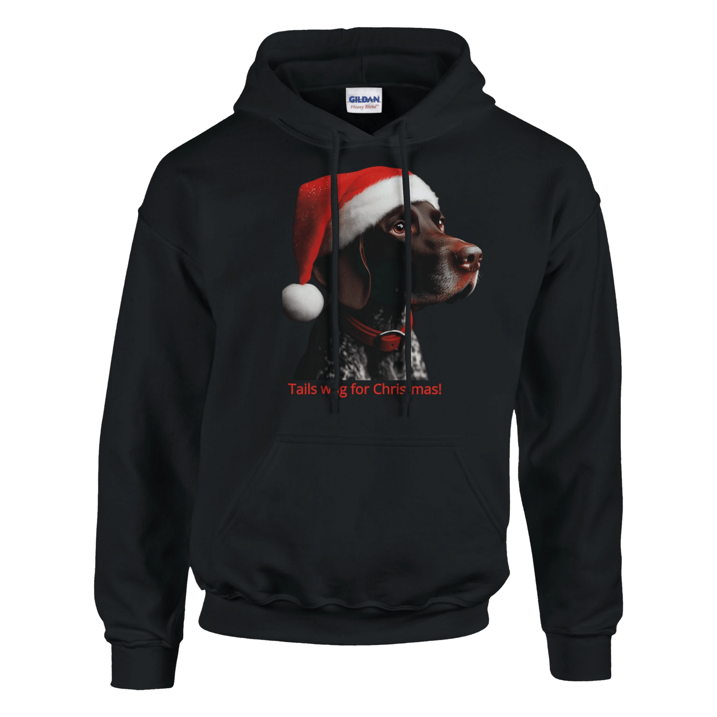 German Pointer Christmas Classic Unisex Pullover Hoodie - Petselfie