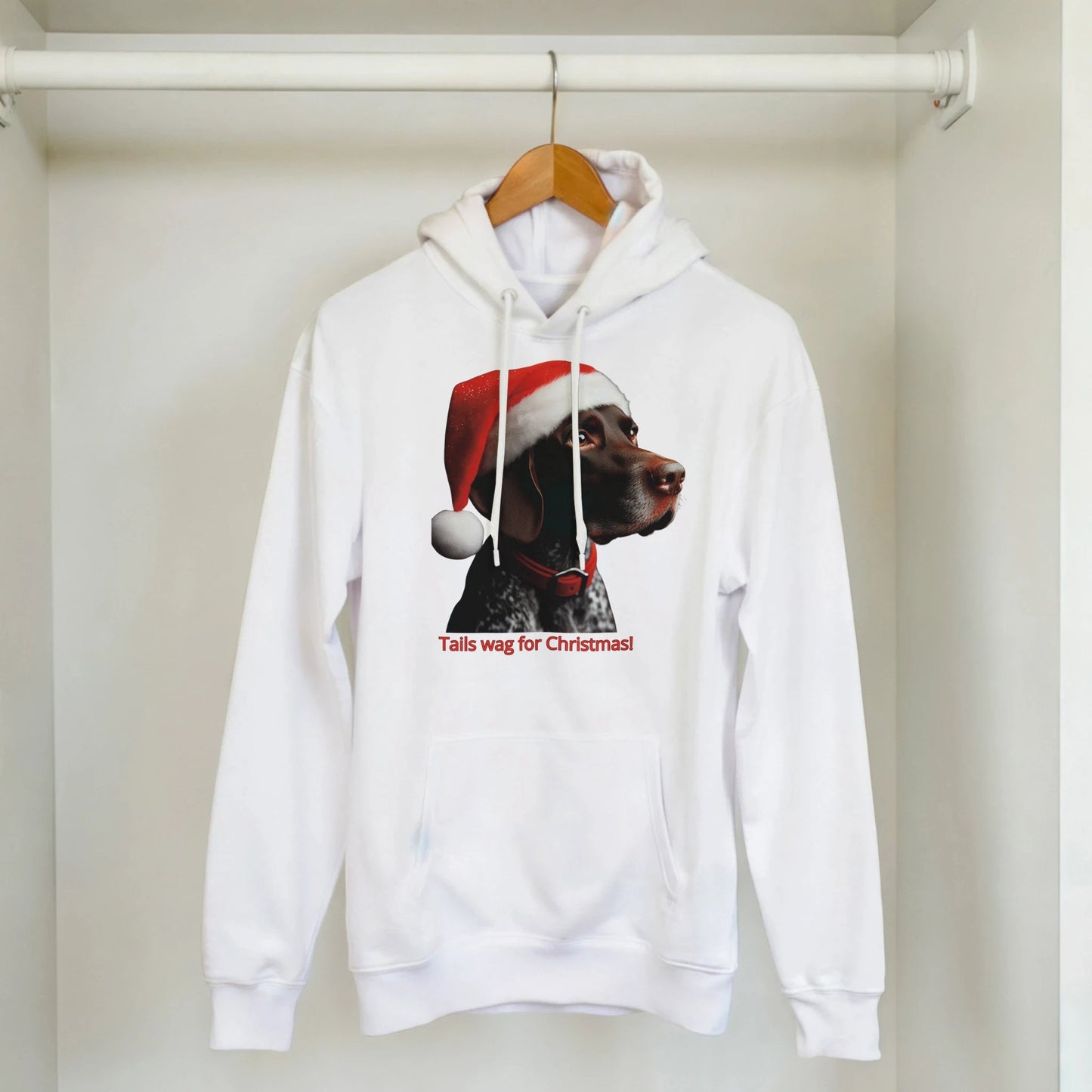 German Pointer Christmas Classic Unisex Pullover Hoodie - Petselfie