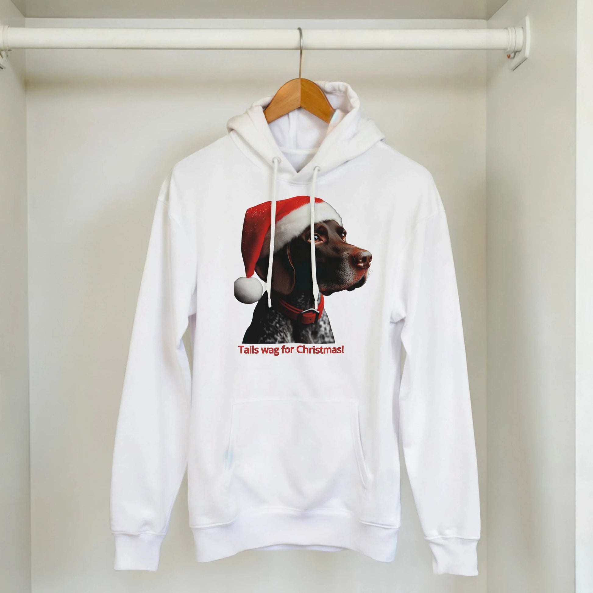German Pointer Christmas Classic Unisex Pullover Hoodie - Petselfie