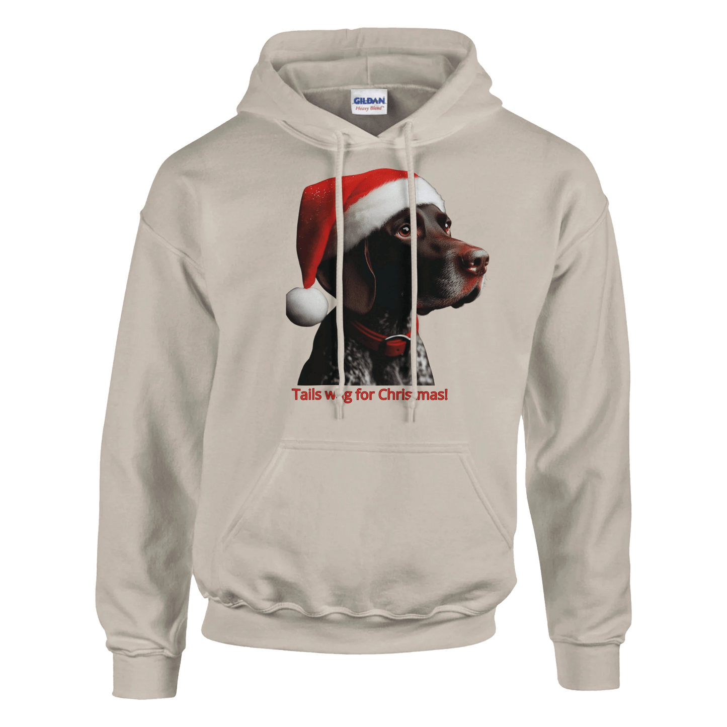 German Pointer Christmas Classic Unisex Pullover Hoodie - Petselfie