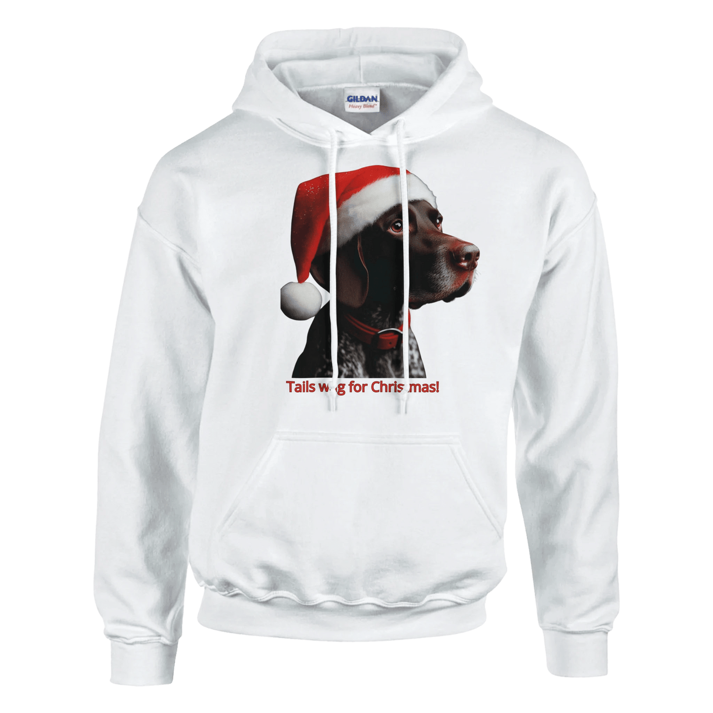 German Pointer Christmas Classic Unisex Pullover Hoodie - Petselfie
