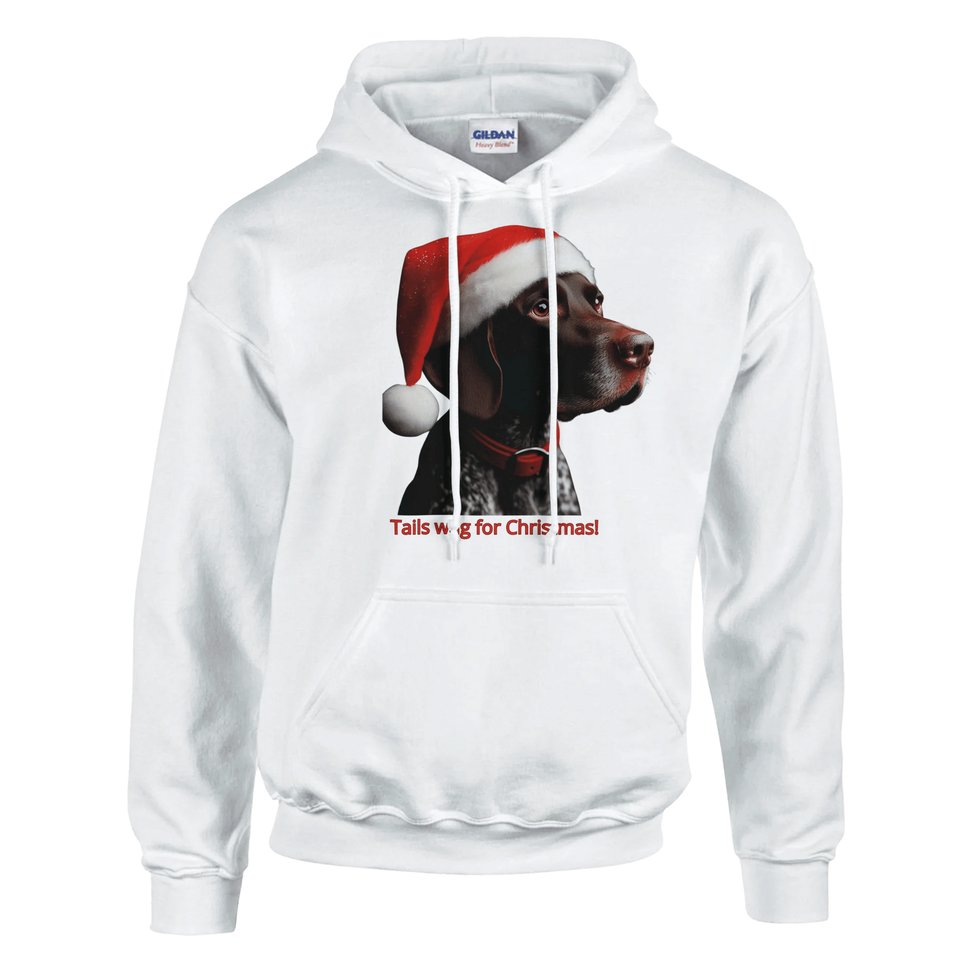 German Pointer Christmas Classic Unisex Pullover Hoodie - Petselfie