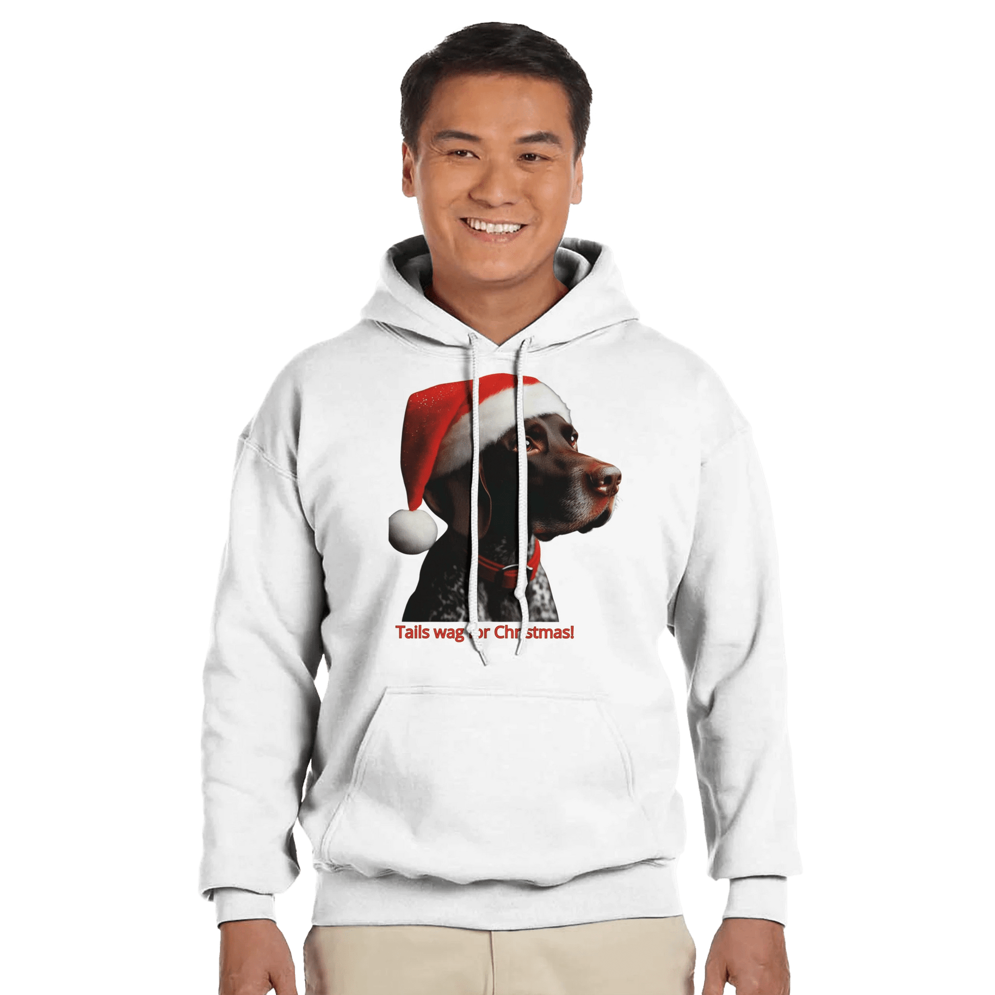 German Pointer Christmas Classic Unisex Pullover Hoodie - Petselfie