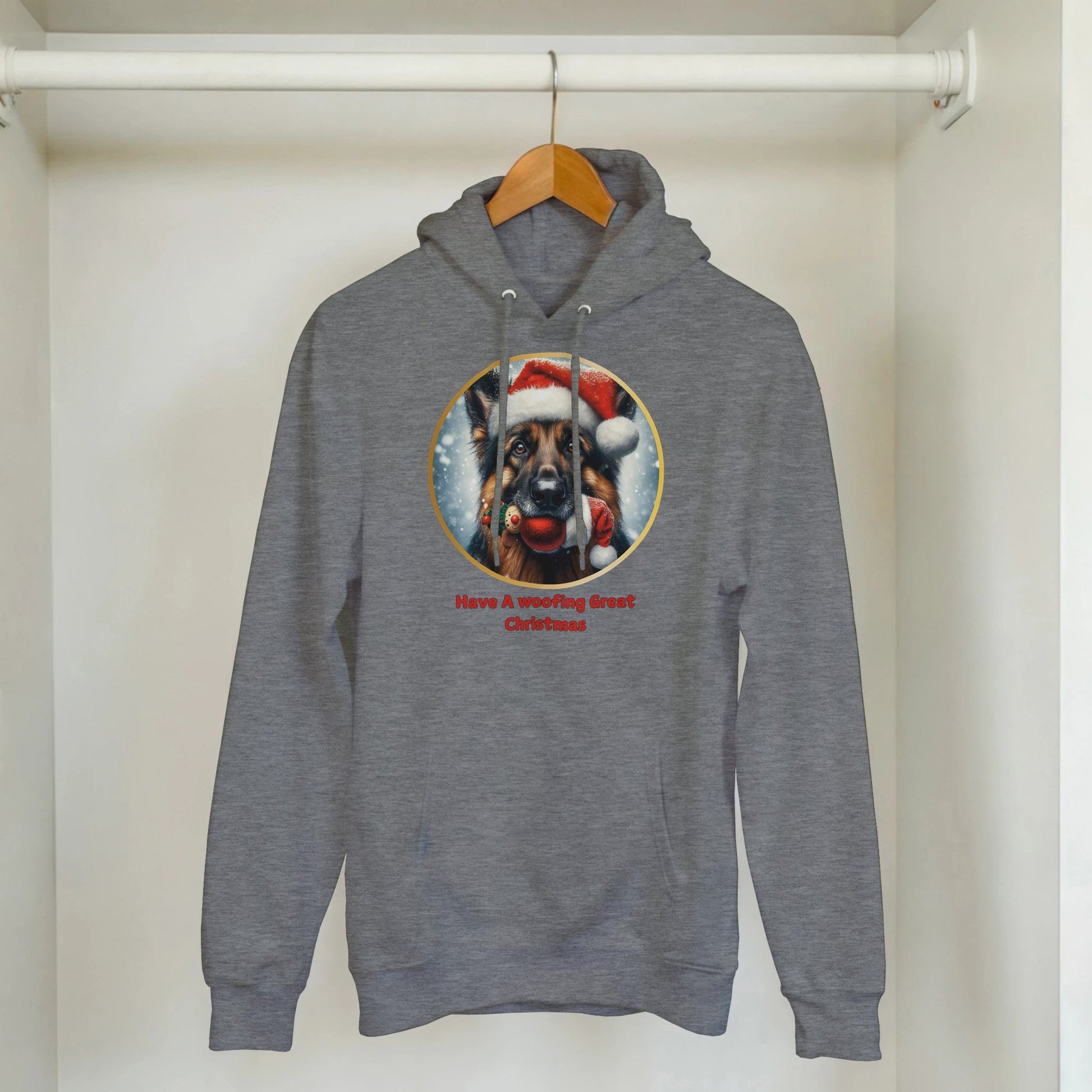 German shepherd Christmas Hoodie - Petselfie