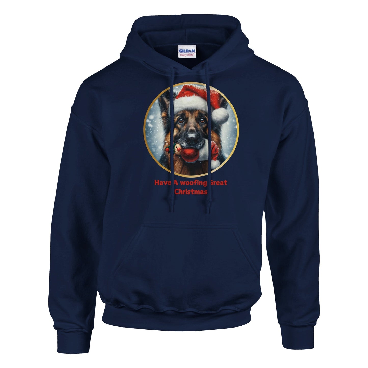 German shepherd Christmas Hoodie - Petselfie