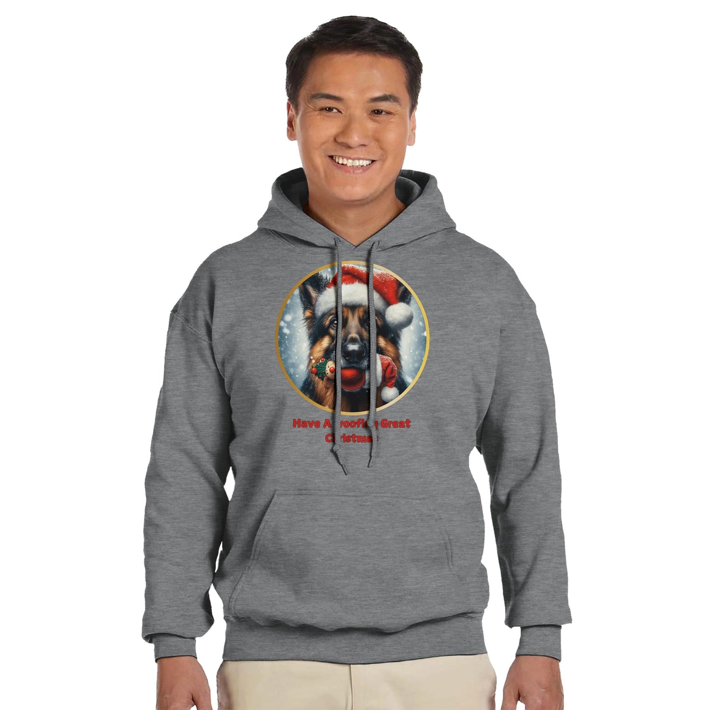 German shepherd Christmas Hoodie - Petselfie