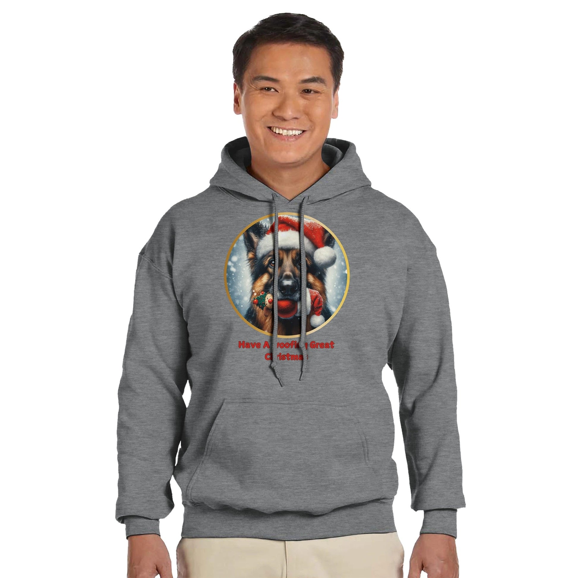 German shepherd Christmas Hoodie - Petselfie