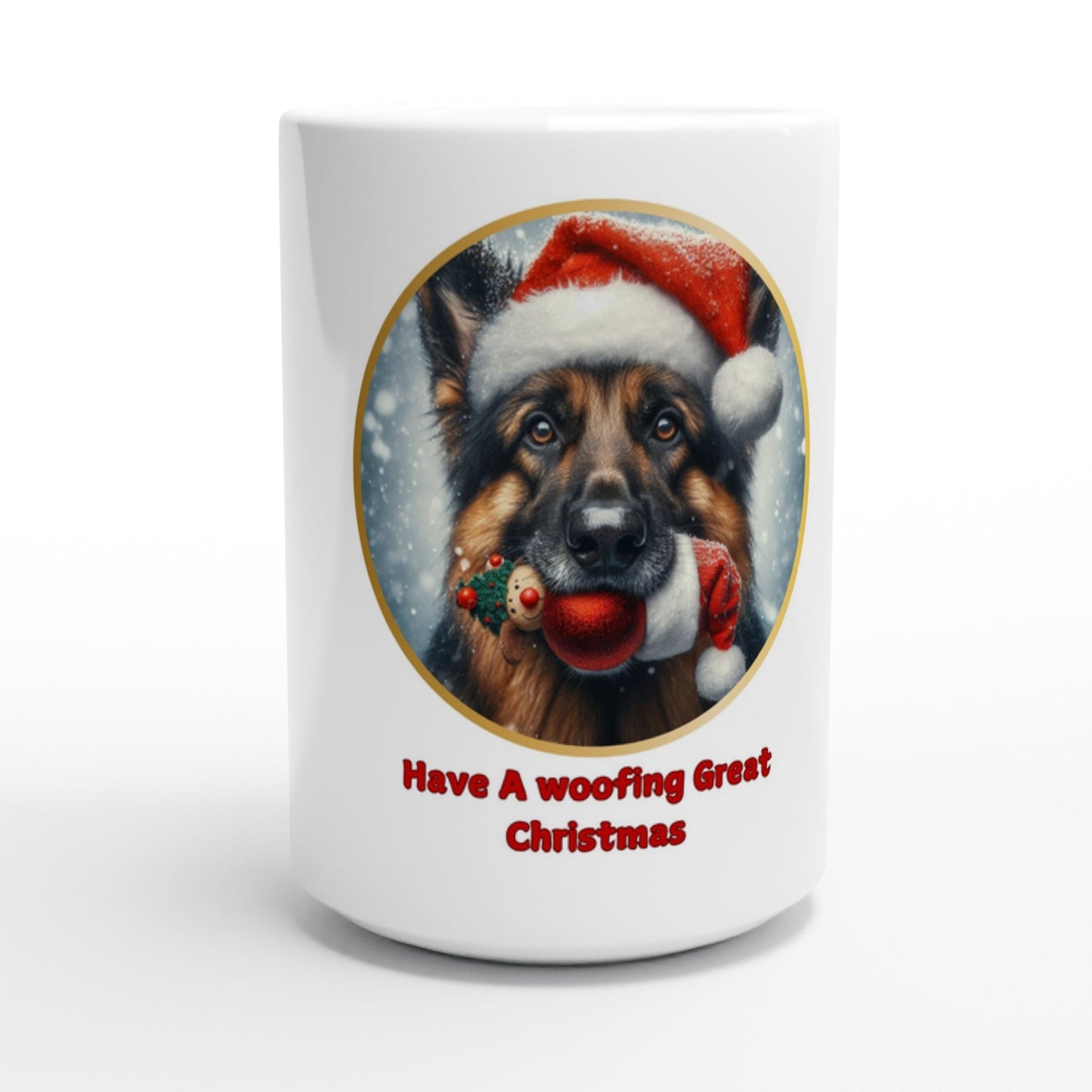 German shepherd Christmas Mug - Petselfie