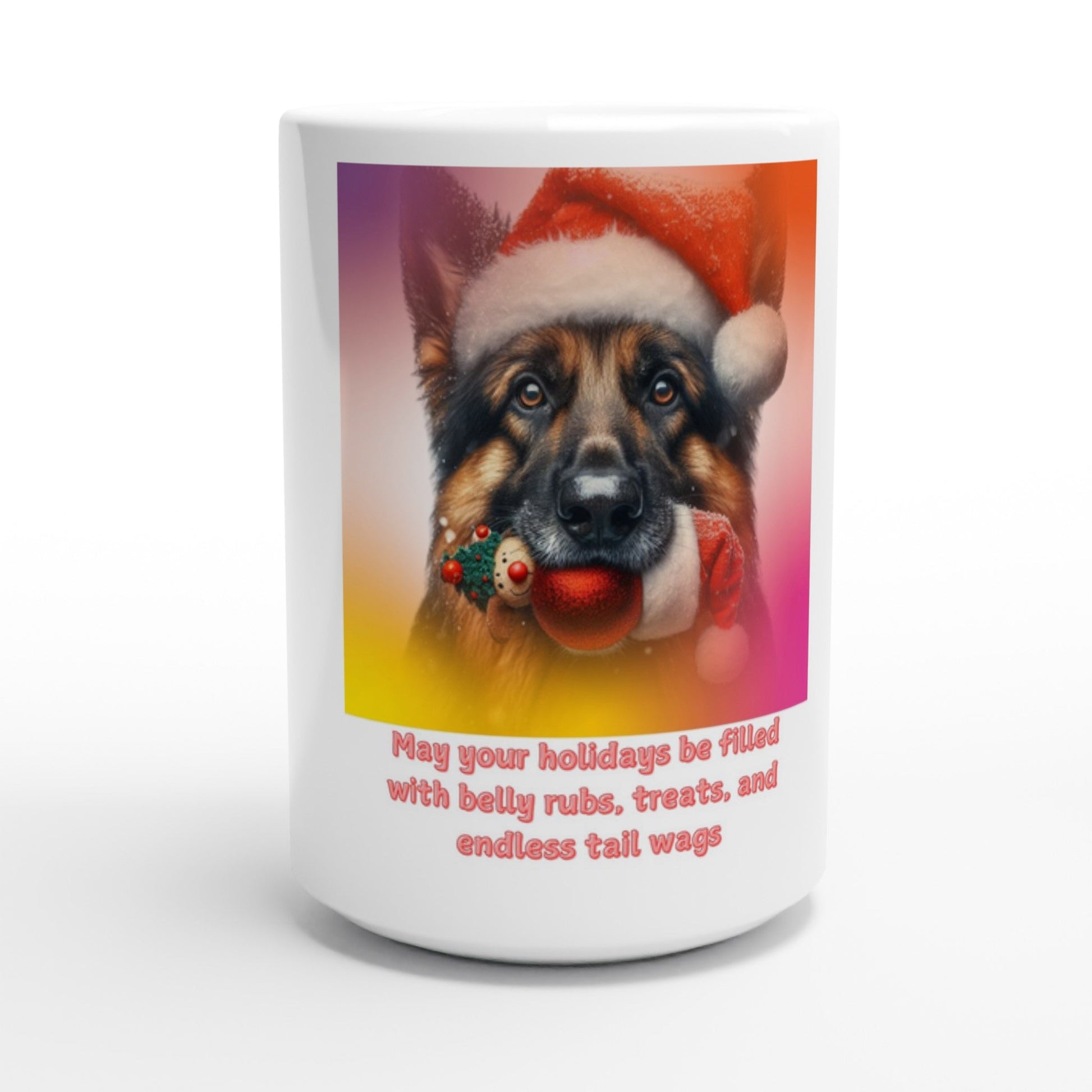 German Shepherd Christmas Mug - Petselfie