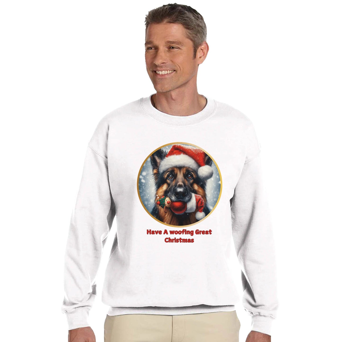 German shepherd Christmas Sweater - Petselfie