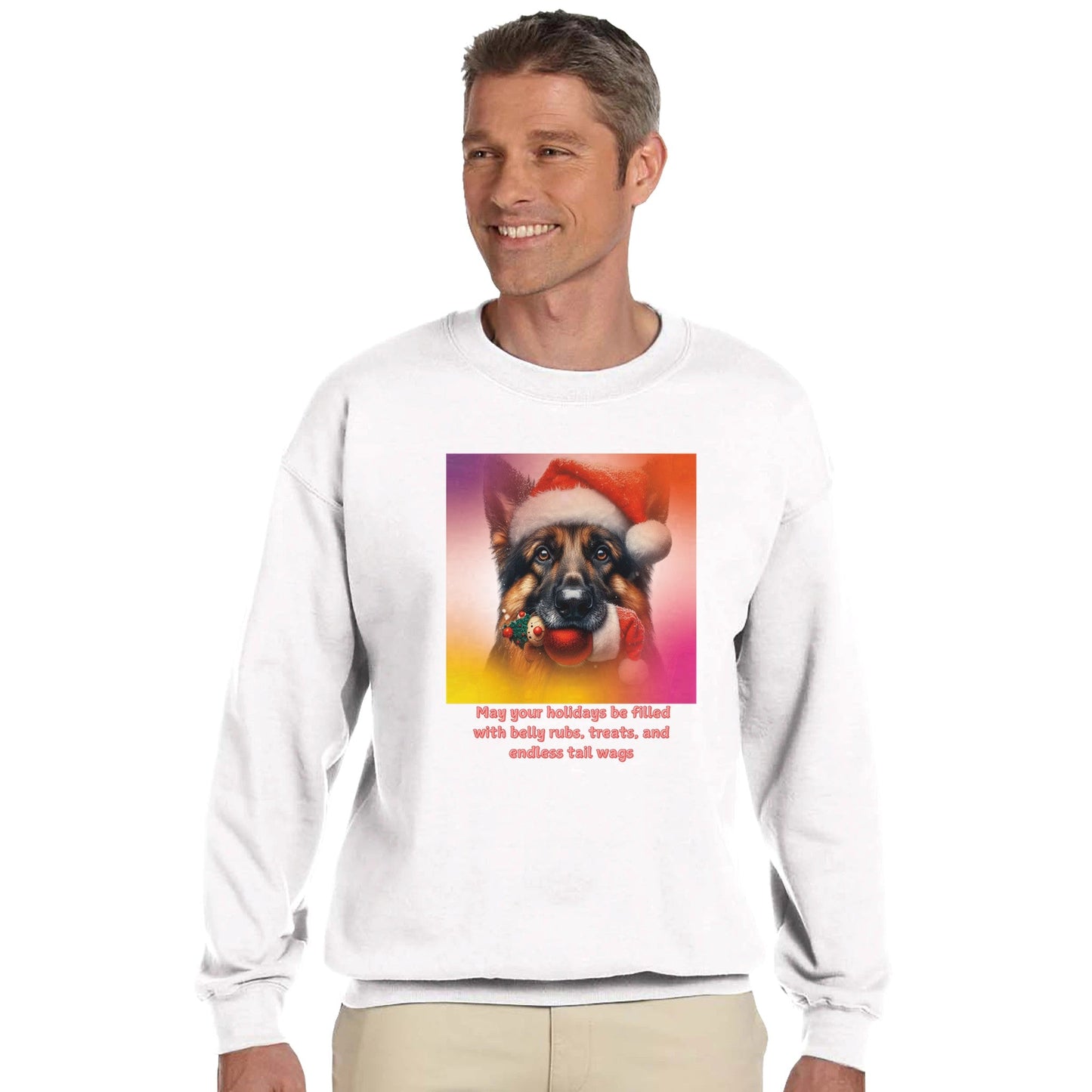 German Shepherd Christmas Sweatshirt - Petselfie