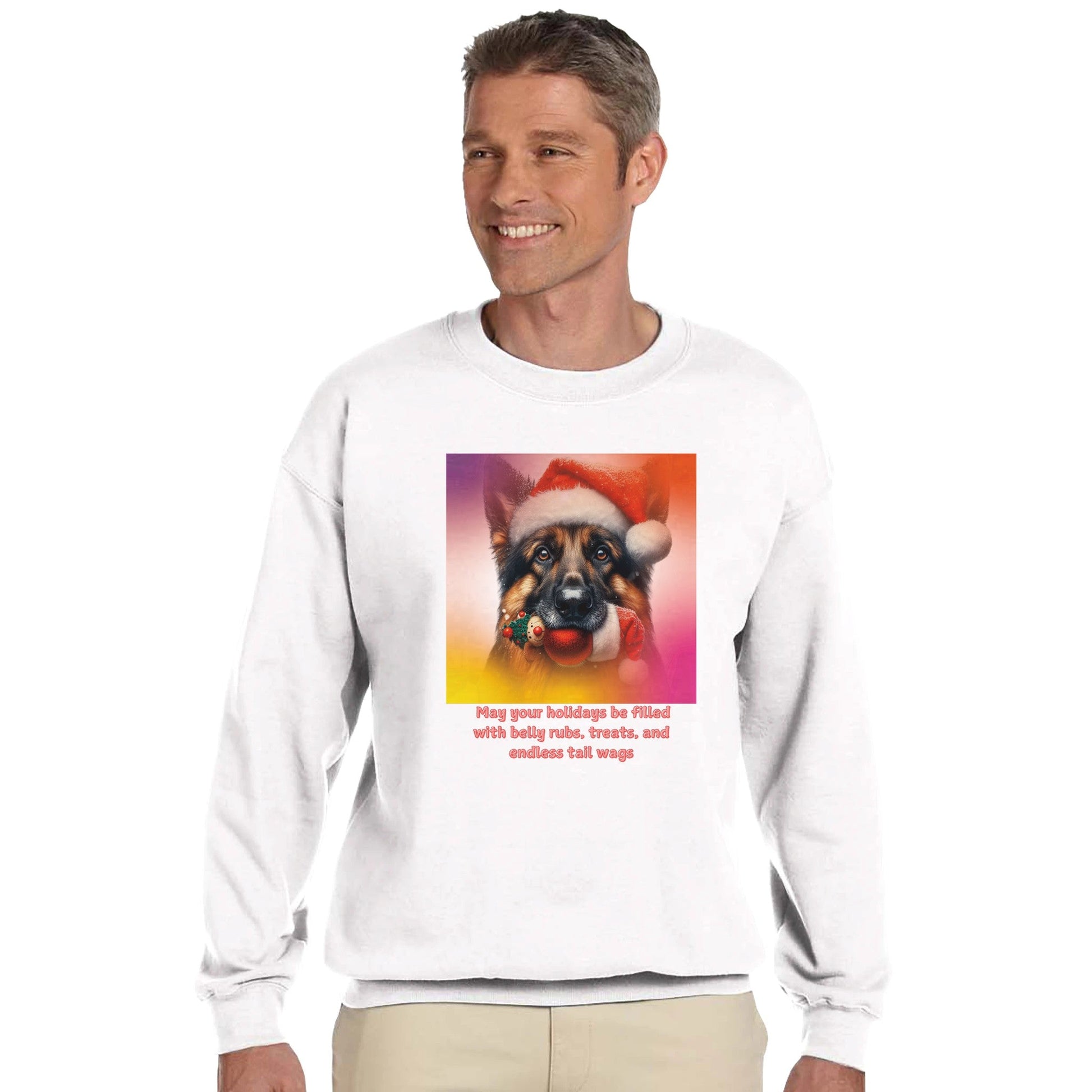 German Shepherd Christmas Sweatshirt - Petselfie