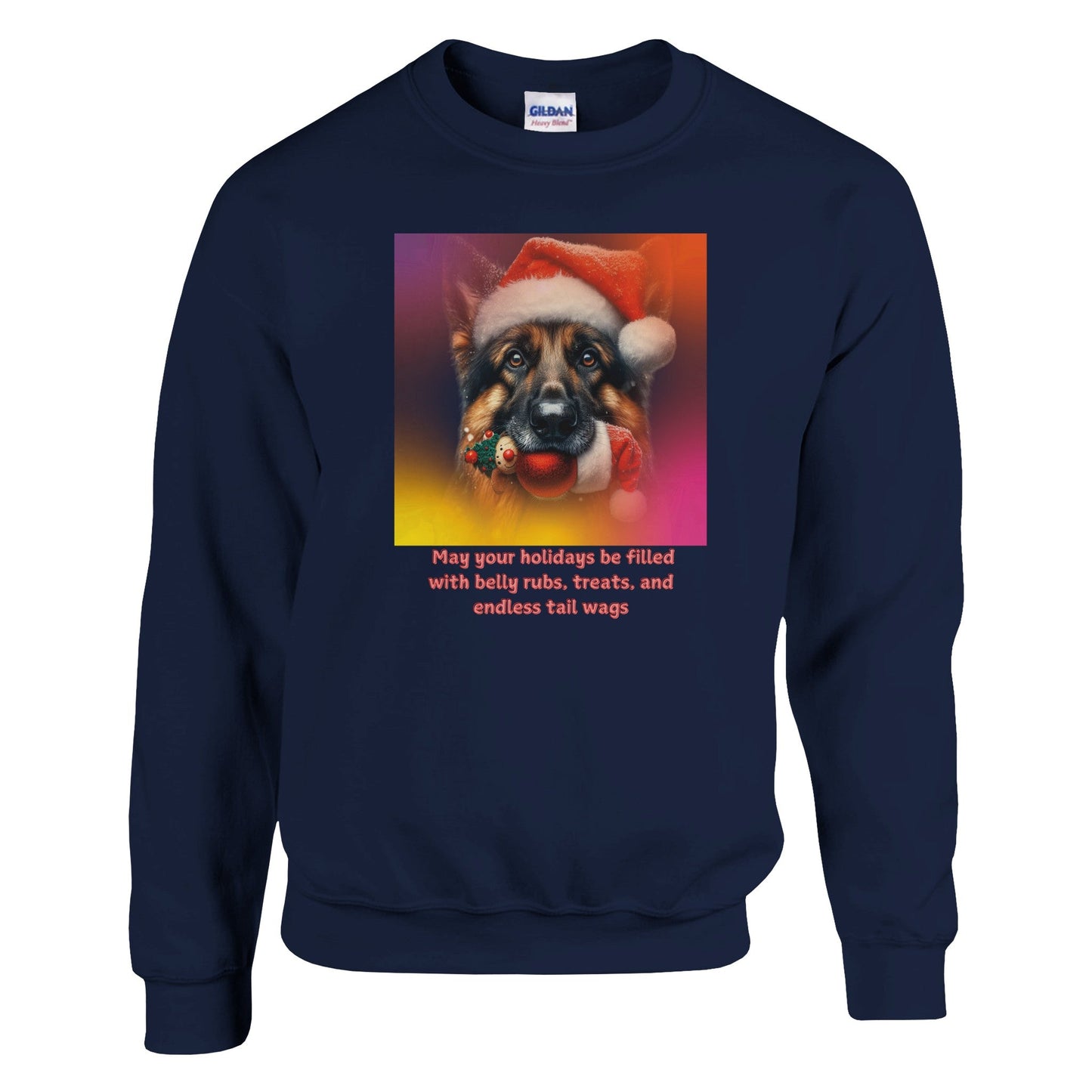 German Shepherd Christmas Sweatshirt - Petselfie