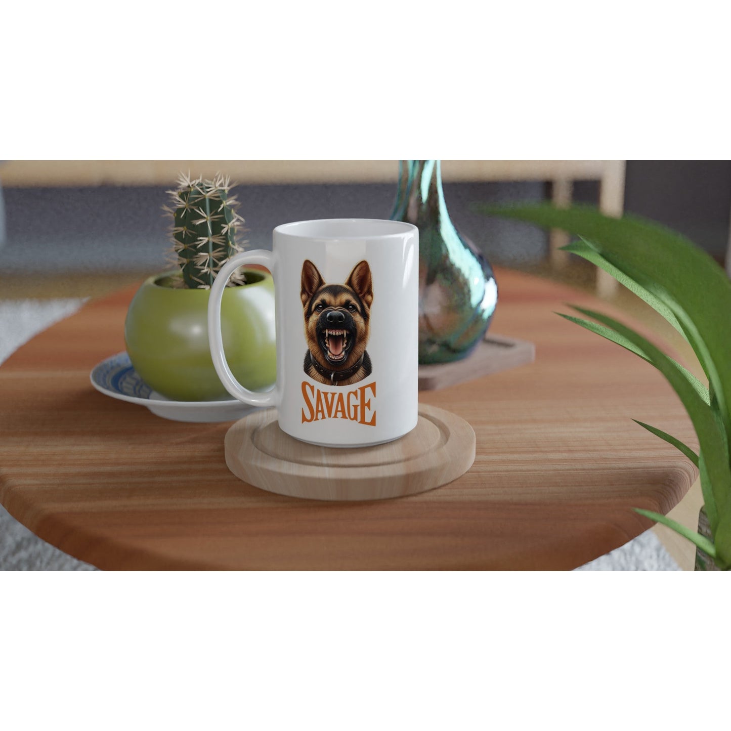 German Shepherd Puppy SAVAGE Mug - Petselfie